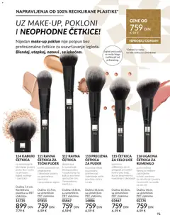 111 RAVNA ČETKICA ZA TEČNI PUDER, koristi za nanošenje, utapkavanje i blendanje pudera za ujednačenu završnicu i besprekoran izgled, Dužina 15.7cm, sa sintetičkim PBT vlaknima. - pregled AVON kataloga - važi od 01.12.2025 | Strana: 95 | Proizvode: Tečni puder, Puder, Vrata, Rumenilo