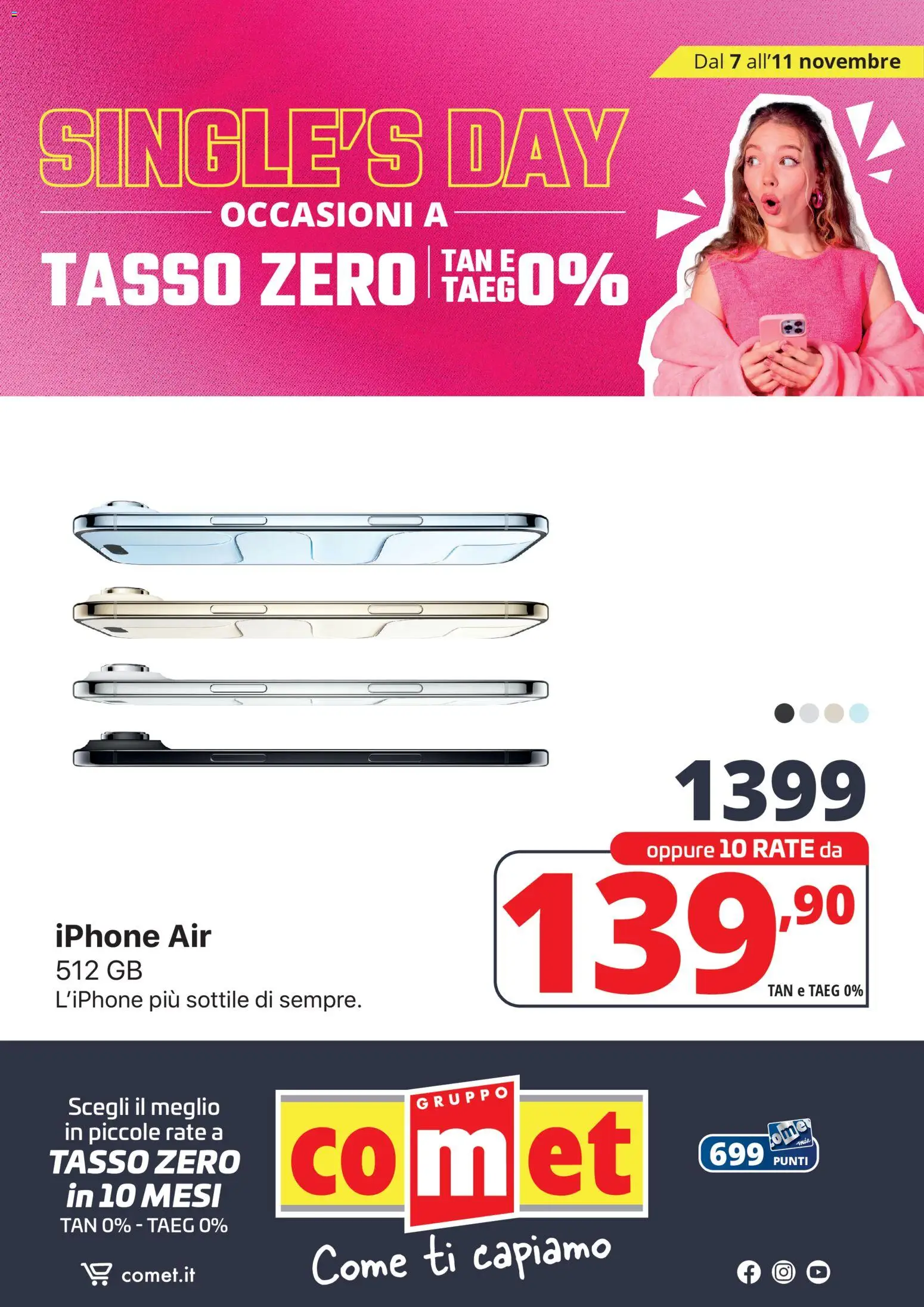 Volantino Comet del 07.11.2025 | Pagina: 3 | Prodotti: Iphone