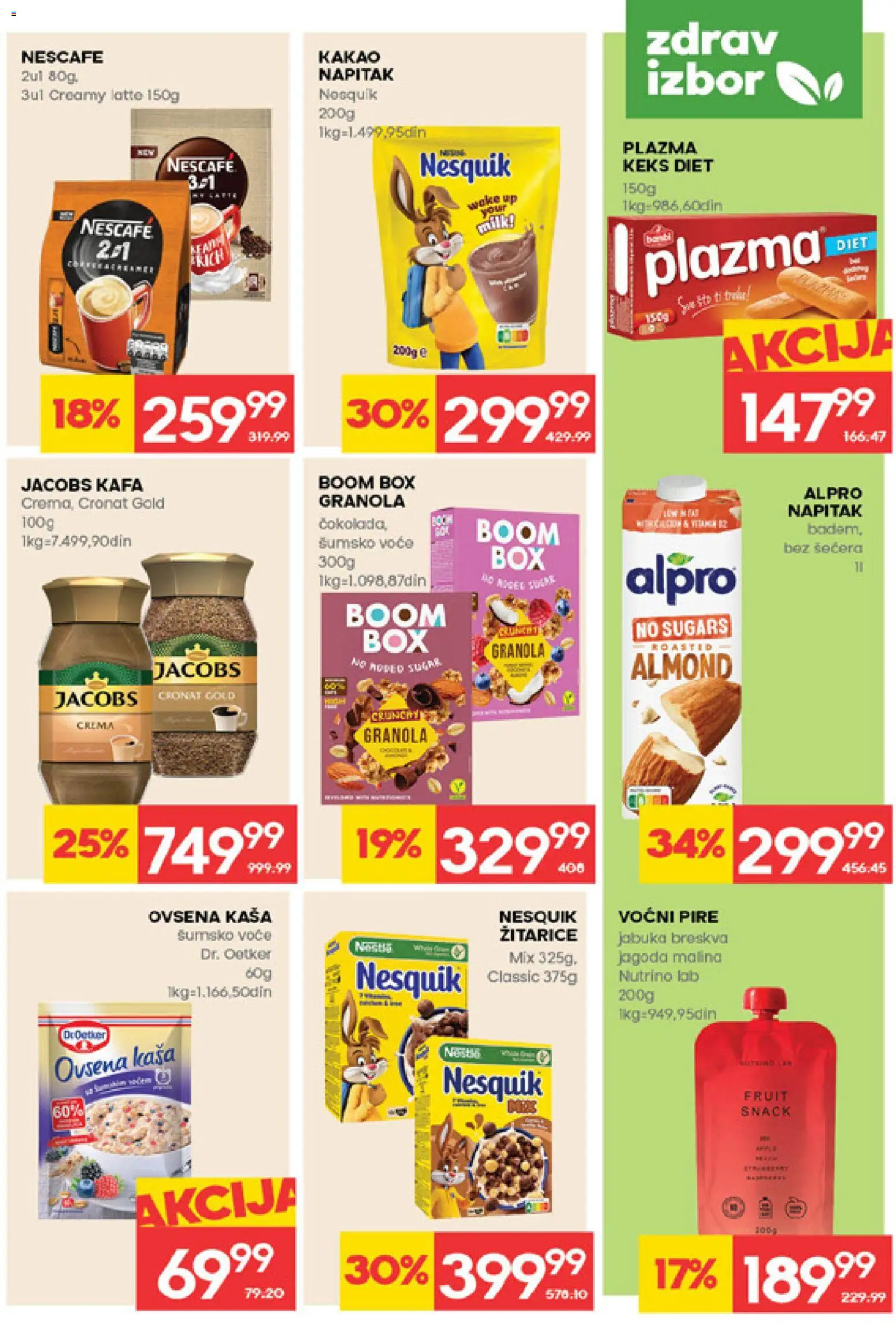 Idea katalog - važi od 19.02.2026 | Strana: 15 | Proizvode: Keks, Jagoda, Granola, Nesquik