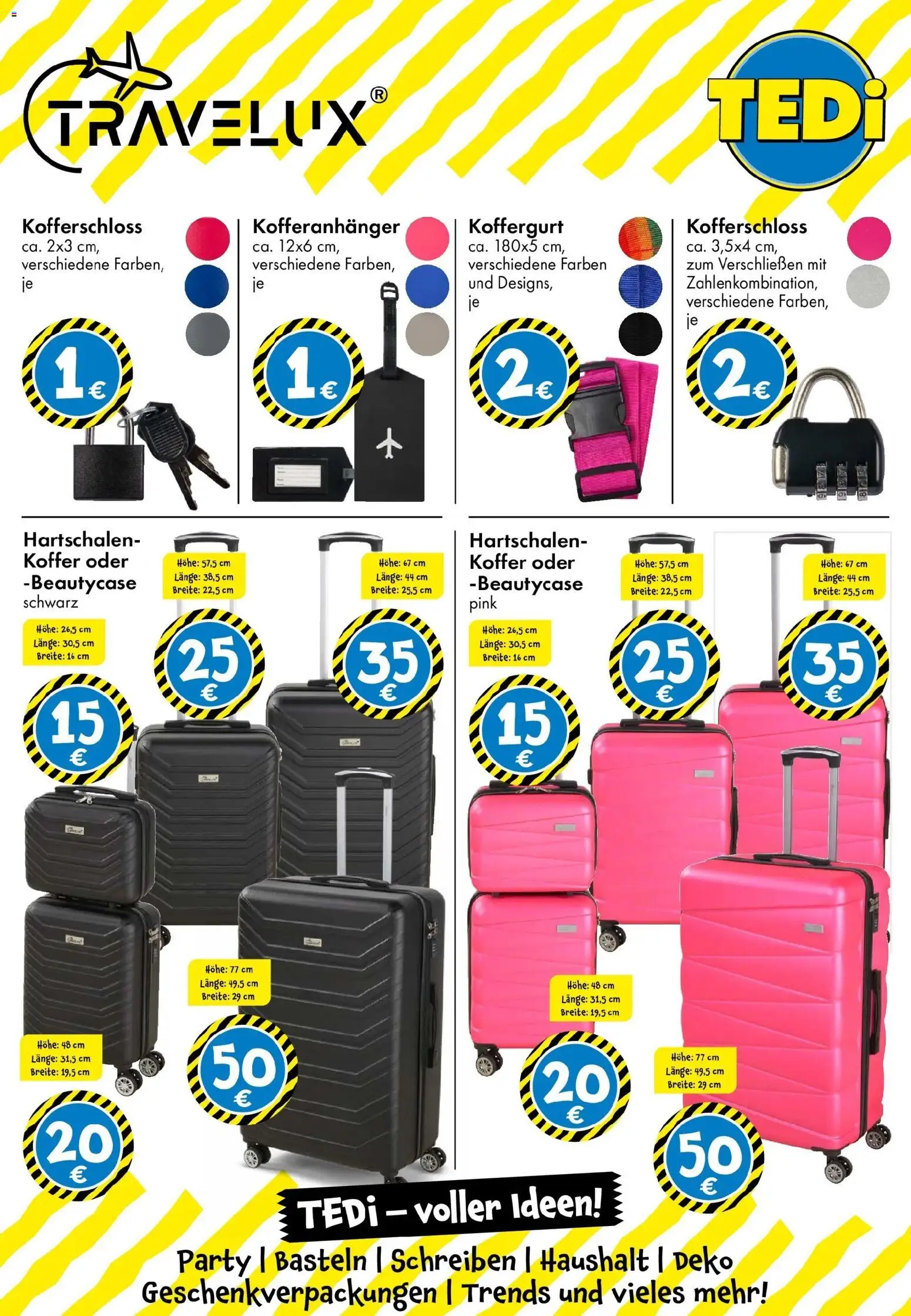 TEDi Prospekt – gültig ab 06.03.2026 | Seite: 24 | Produkte: Koffer