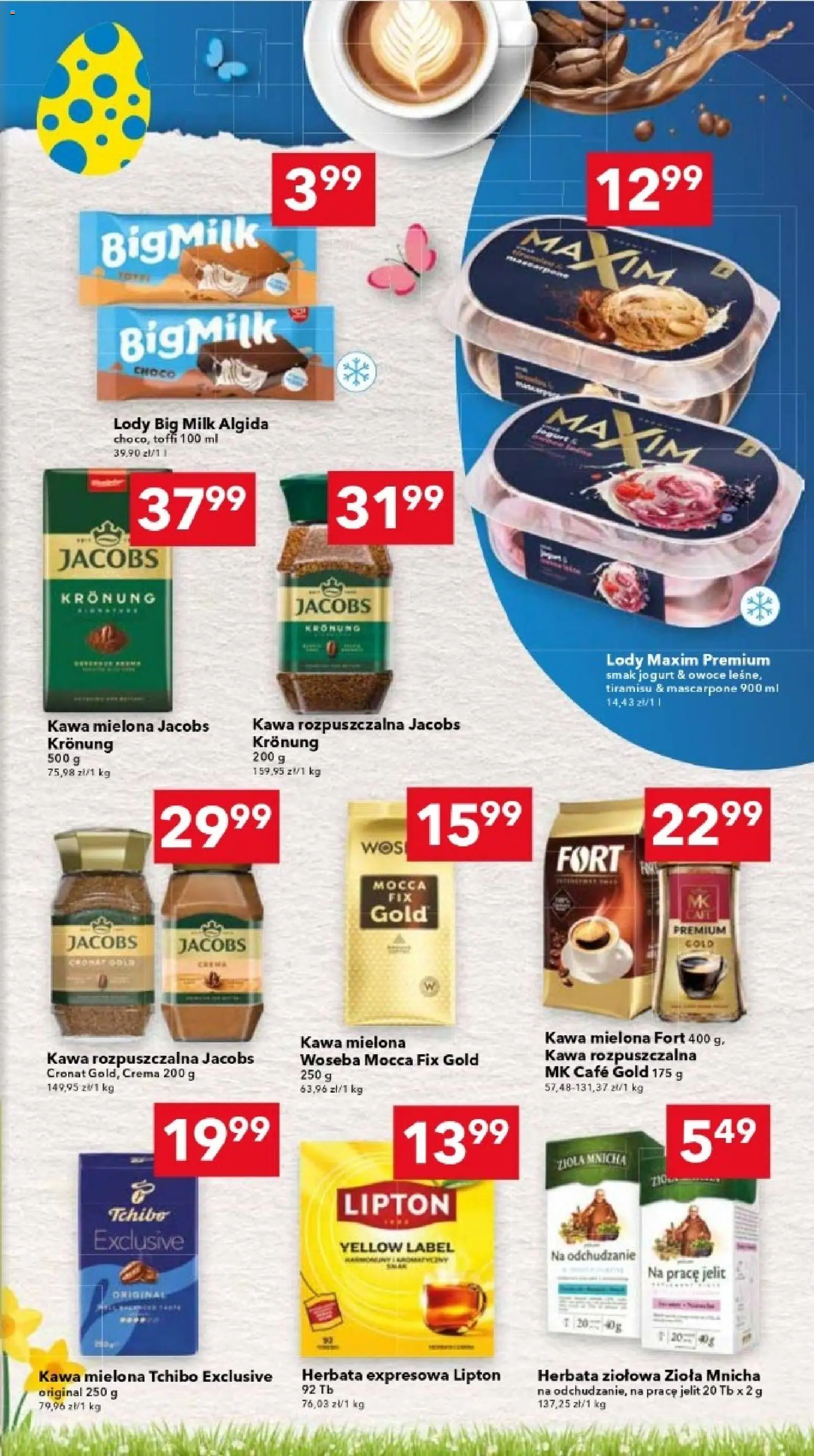 Lewiatan gazetka - Katowice od 12.03.2026 | Strona: 9 | Produkty: Tiramisu, Tchibo exclusive, Jogurt, Kawa