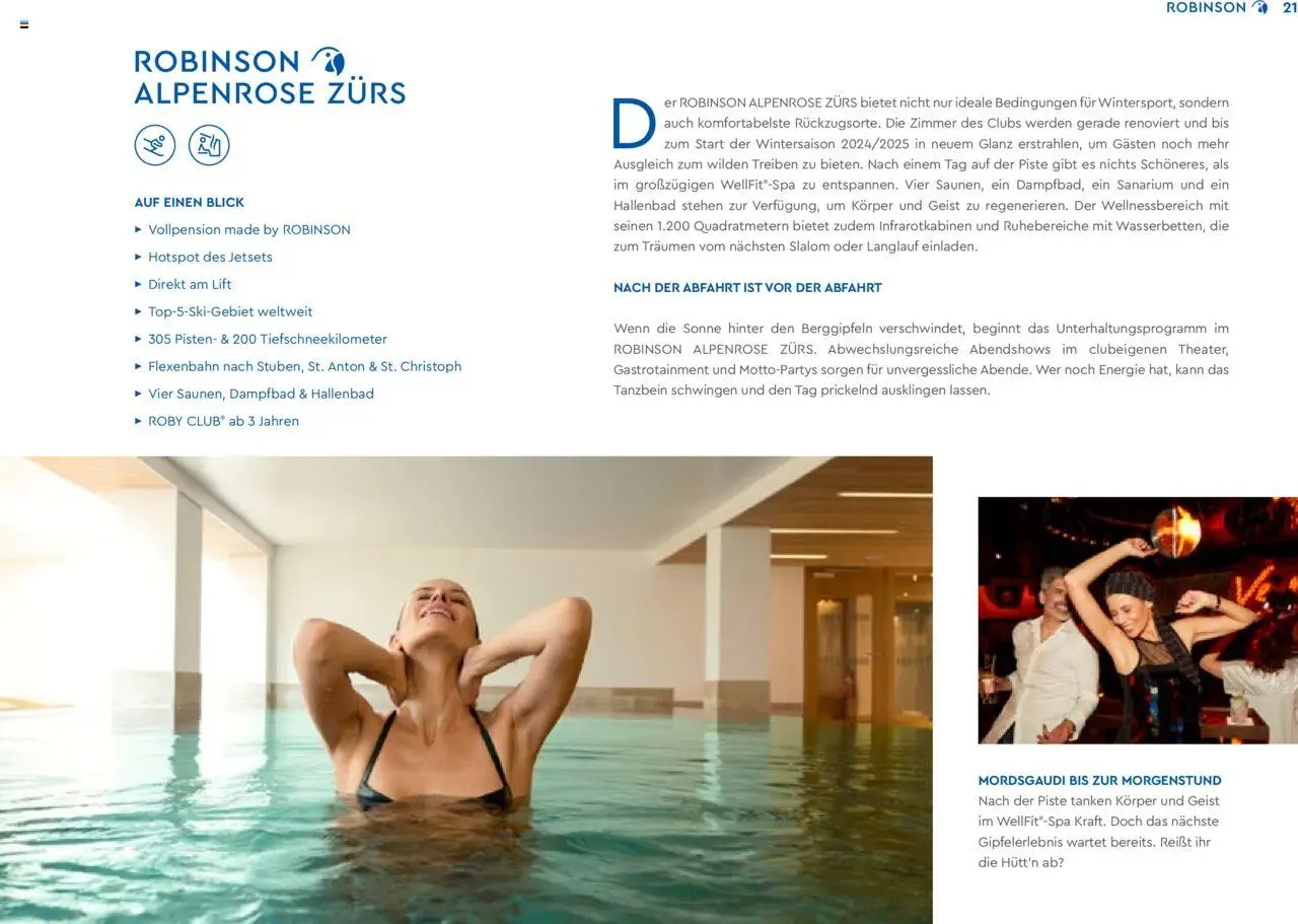 TUI Robinson 2024/25 - Unsere Clubs & Storys - gültig ab dem 04.11.2024 | Seite: 21