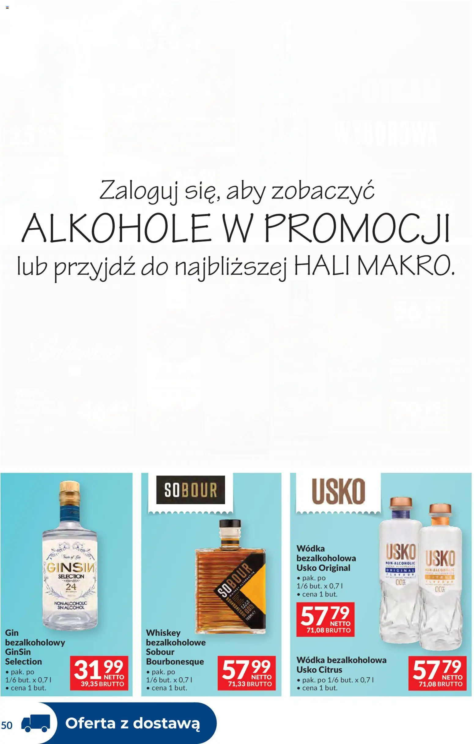 Makro Gazetka - Dystrybucja do sklepów od 07.01.2026 | Strona: 50 | Produkty: Wódka