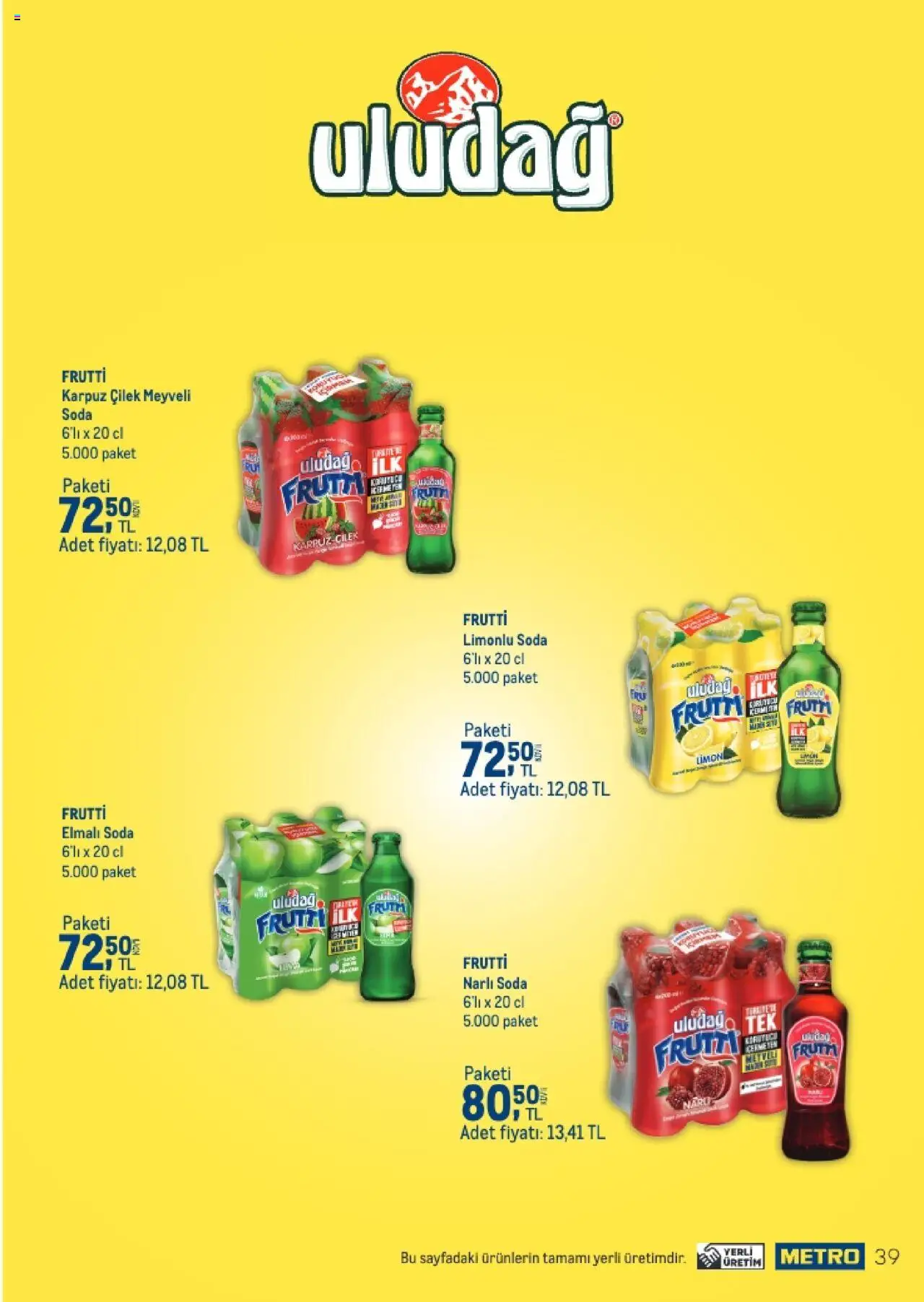 Metro Q4 Tedarikçi Flyer - 23.09.2025 tarihinden itibaren geçerlidir | Sayfa: 39 | Ürünler: Çilek, Limon, Karpuz, Soda