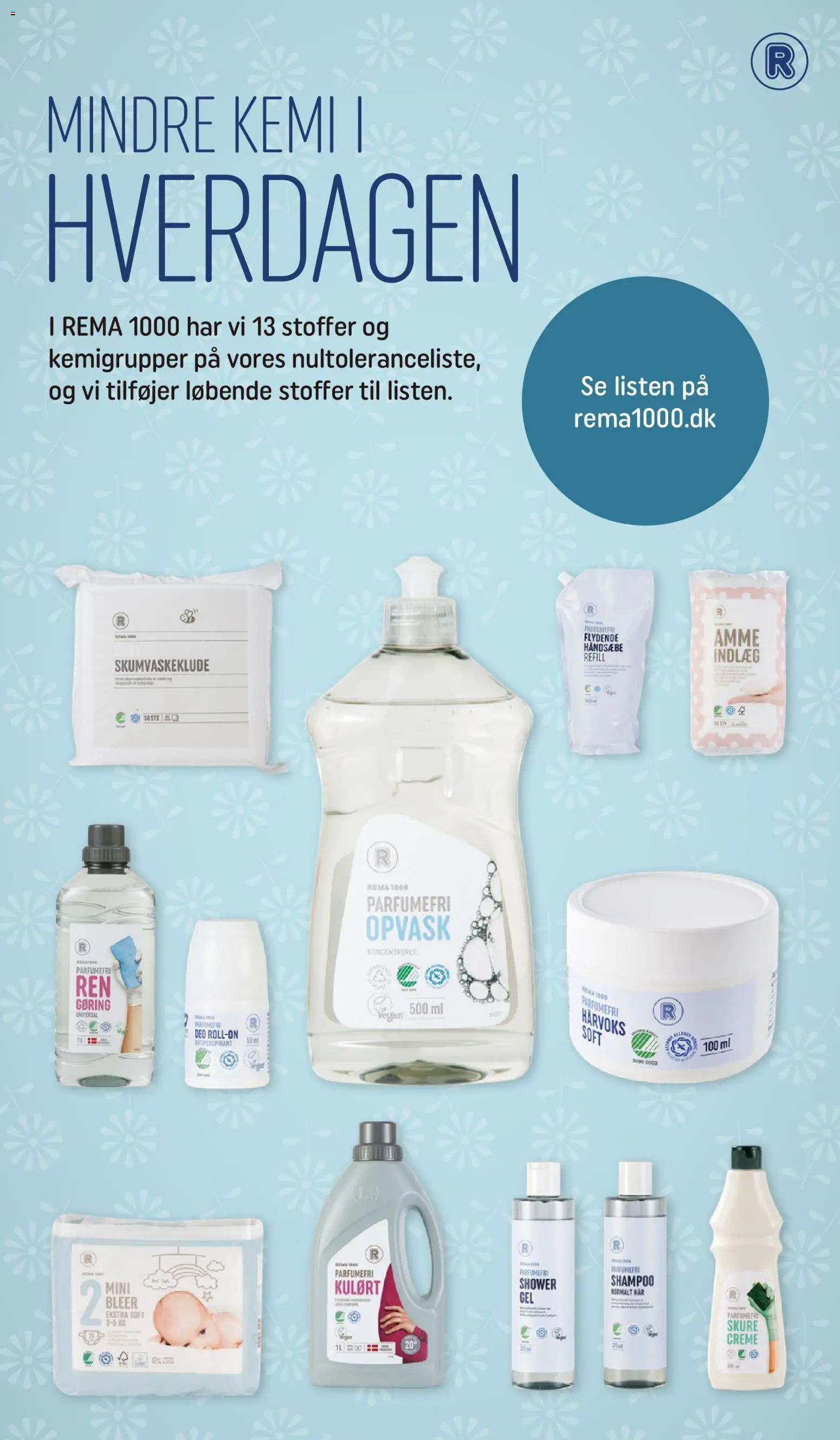 Rema 1000 tilbudsavis – gyldig fra 05.11.2025 | Side: 4 | Produkter: Shampoo, Creme, Deodorant, Bord
