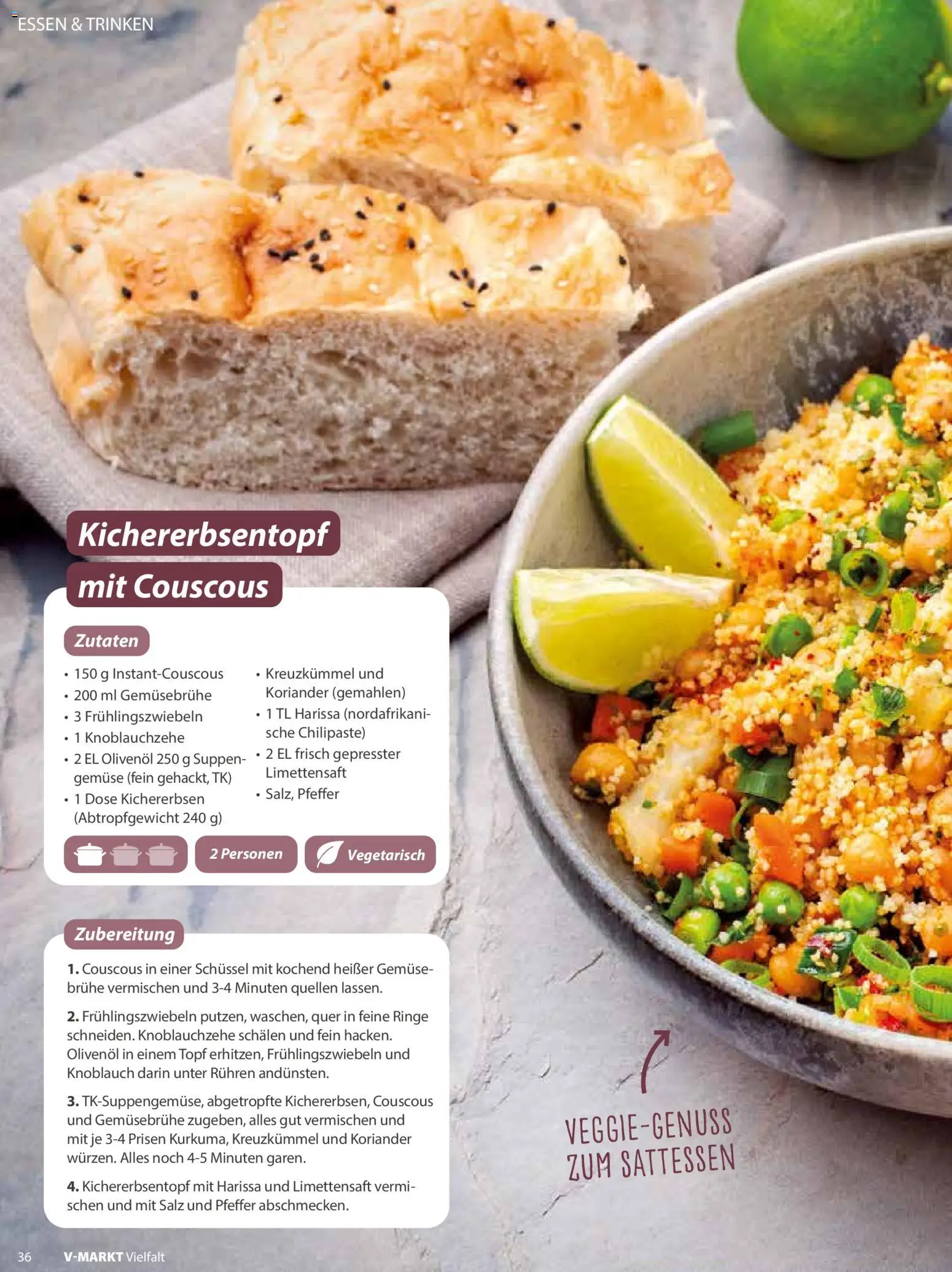 V-Markt - Vielfalt Januar / Februar – gültig ab 02.01.2026 | Seite: 36 | Produkte: Olivenol, Gemüse, Salz, Pfeffer