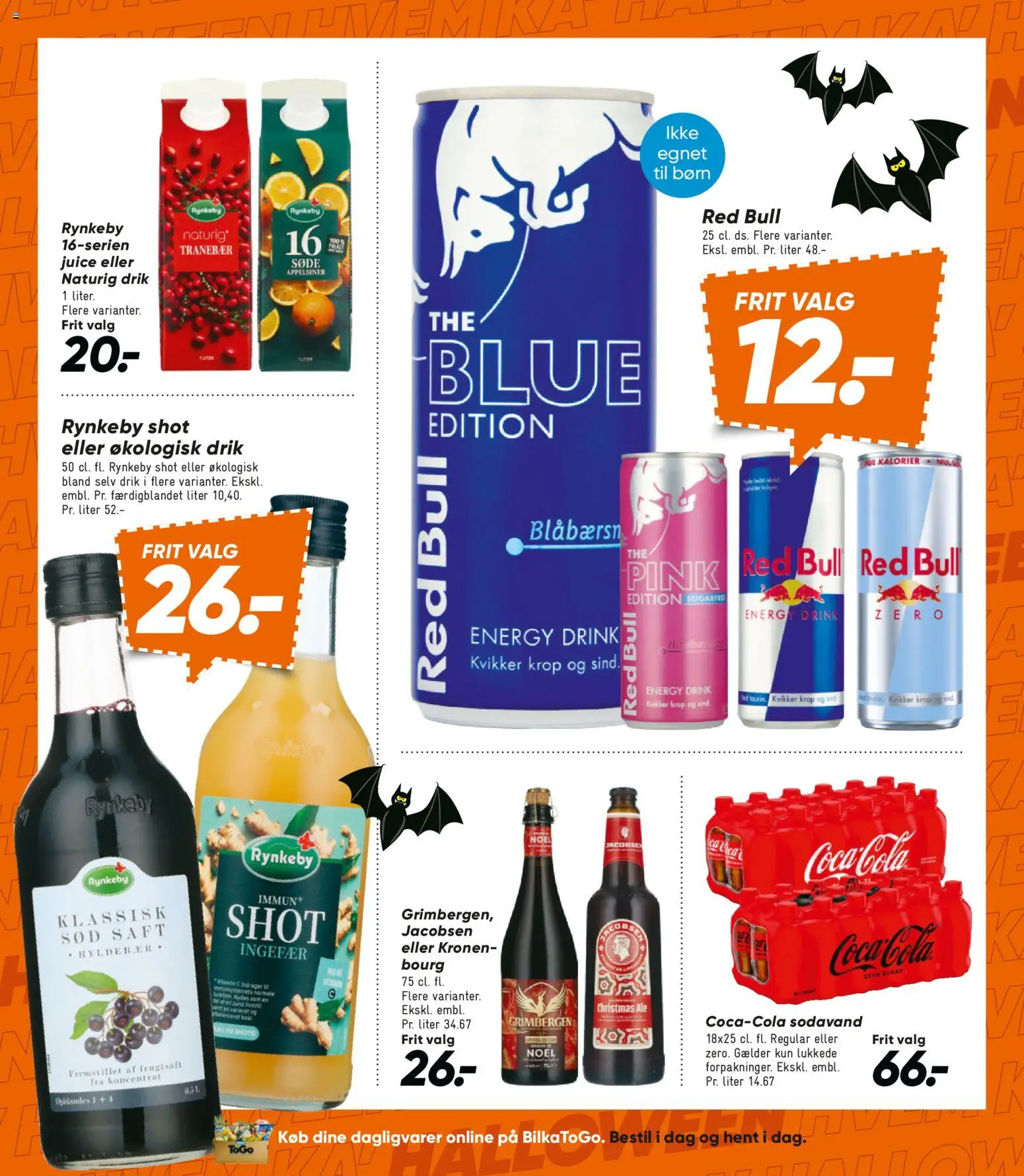 Bilka tilbudsavis – gyldig fra 24.10.2025 | Side: 40 | Produkter: Juice, Appelsiner, Mel, Søm