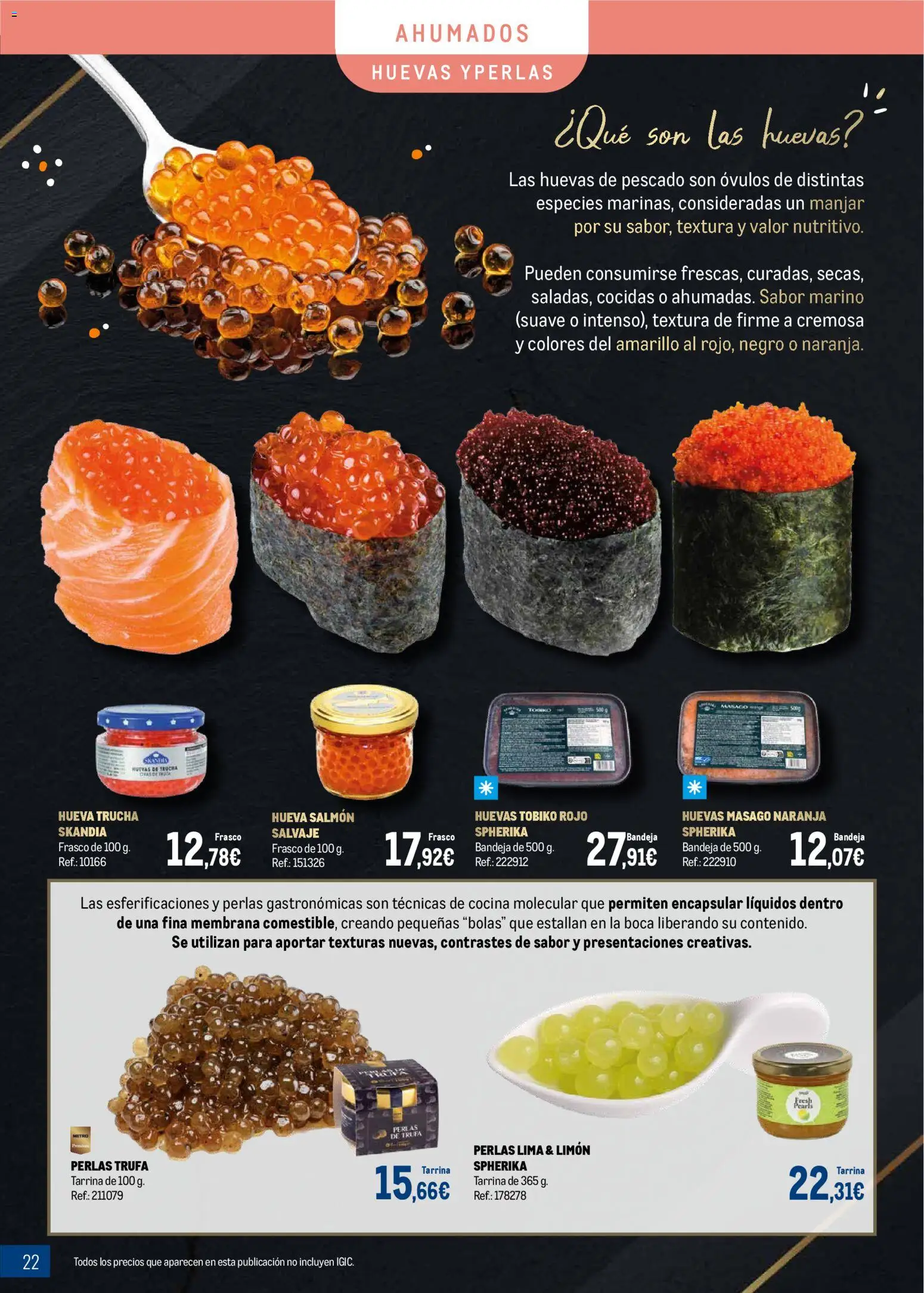 Makro - Charcuteria Canarias │ válido desde el 01.12.2025 | Página: 22 | Productos: Lima, Pescado, Cocina, Bandeja