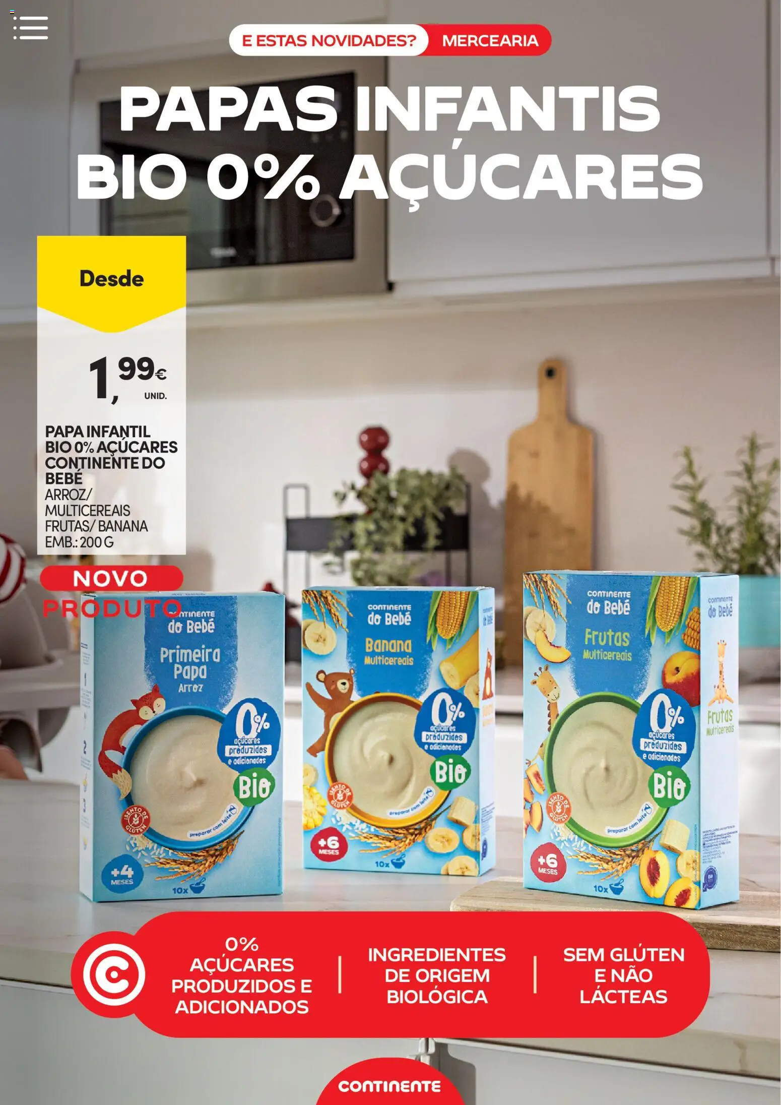 Continente - Novidades de que toda a gente gosta │ válido de 10.02.2026 | Página: 12 | Produtos: Banana, Leite