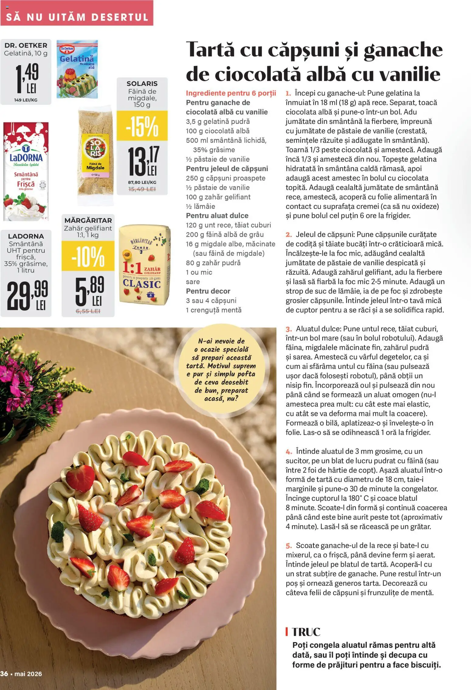 Noul catalog Mega Image – valabil de la 23.04.2026 | Pagină: 36 | Produse: Pudră, Ciocolată, Smântână, Sare