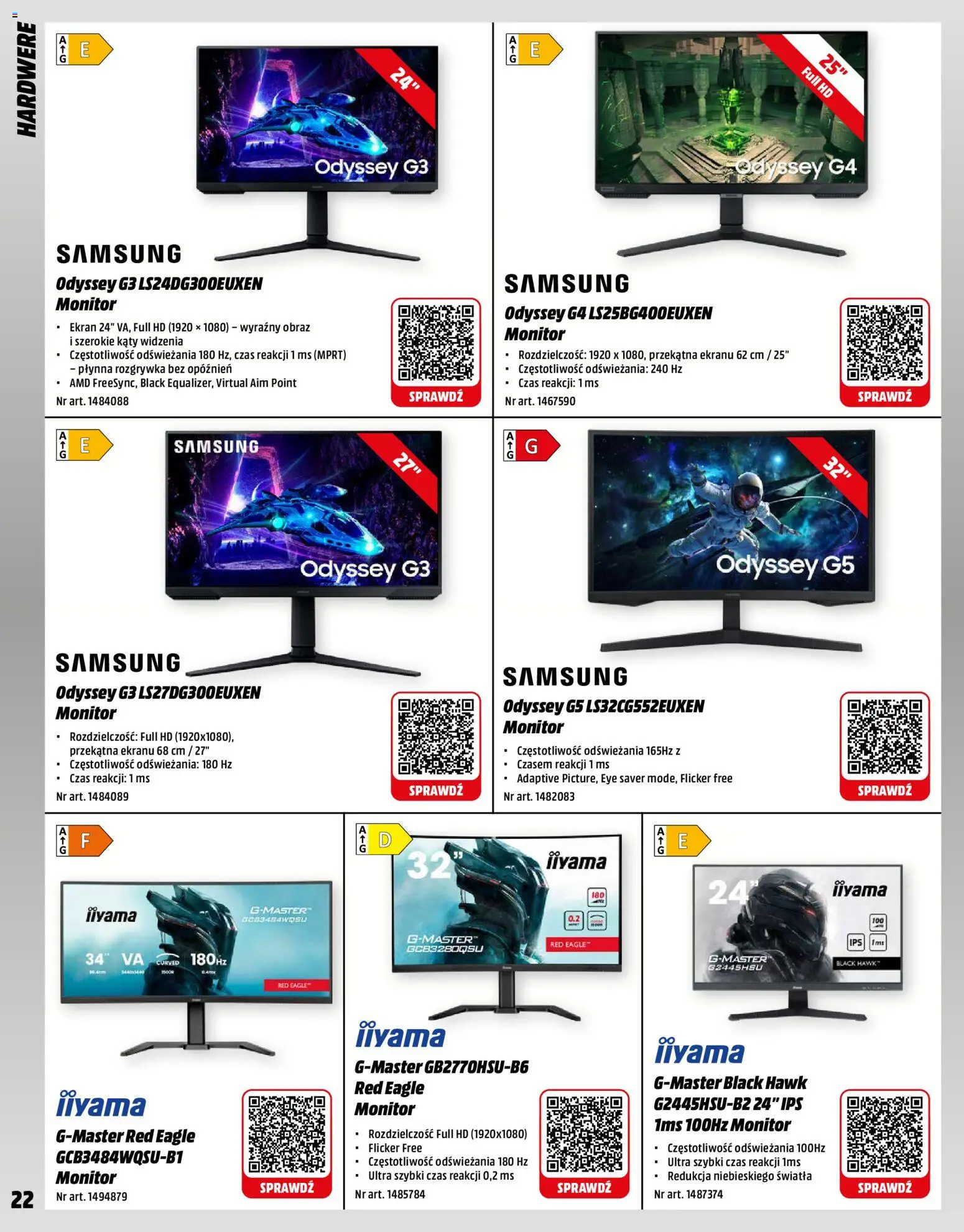 Media Markt promocje od 01.12.2025 | Strona: 22 | Produkty: Monitor