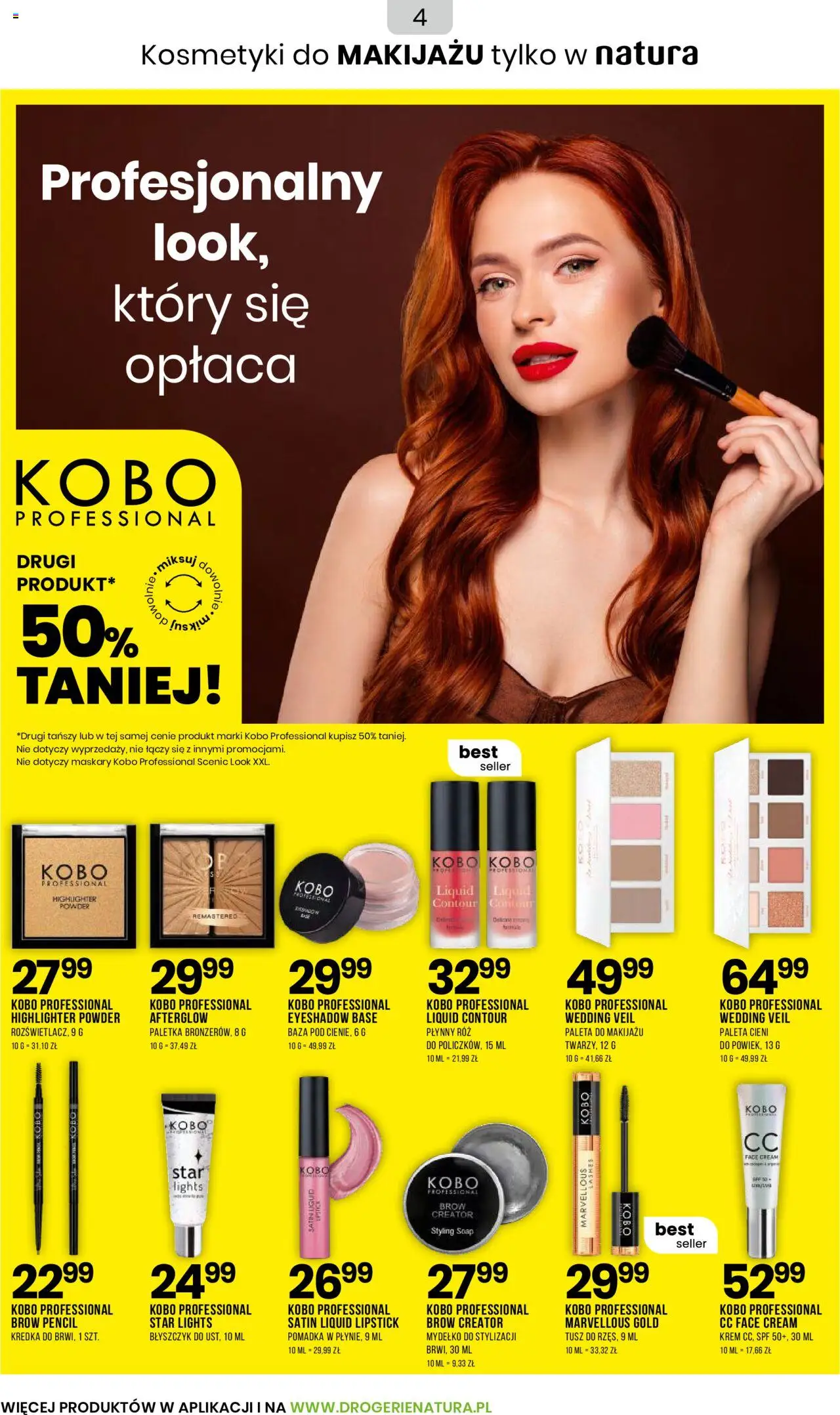 Drogerie Natura Gazetka od 03.10.2025 | Strona: 4 | Produkty: Kosmetyki, Bronzer, Róż, Błyszczyk