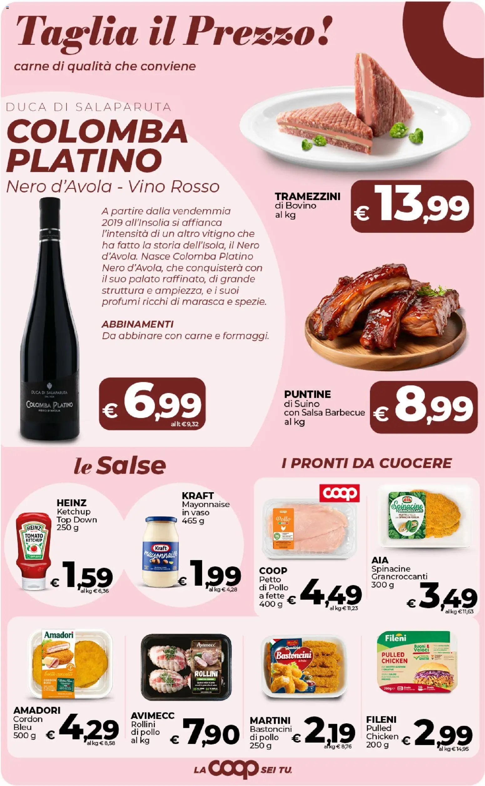 Volantino Ipercoop del 27.01.2026 | Pagina: 21 | Prodotti: Pollo, Ketchup, Barbecue, Salsa barbecue