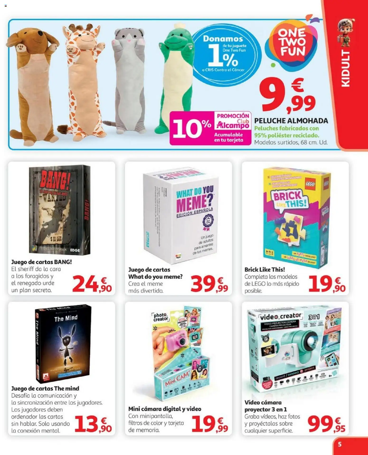 Alcampo - Juguetes HP │ válido desde el 03.11.2025 | Página: 5 | Productos: Ordenador, Video, Cámara, Almohada