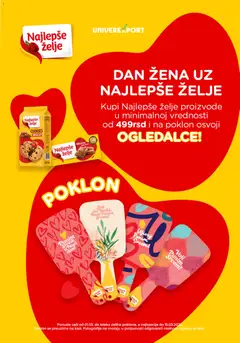 Univerexport katalog Najlepše želje ogledalce na poklon - pregled Univerexport kataloga - važi od 01.03.2026