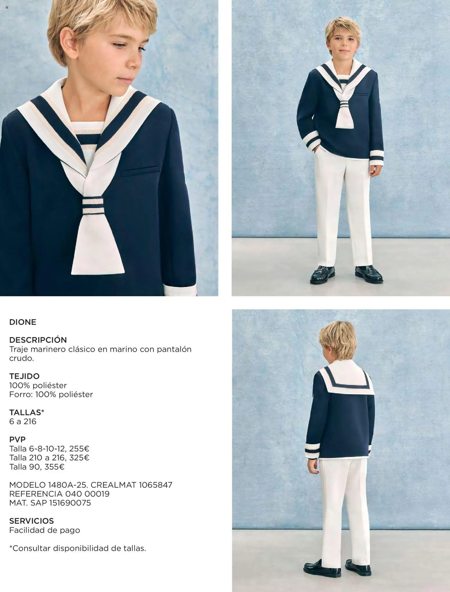 El Corte Inglés Comuniones 2026 │ válido desde el 19.11.2025 | Página: 11 | Productos: Traje