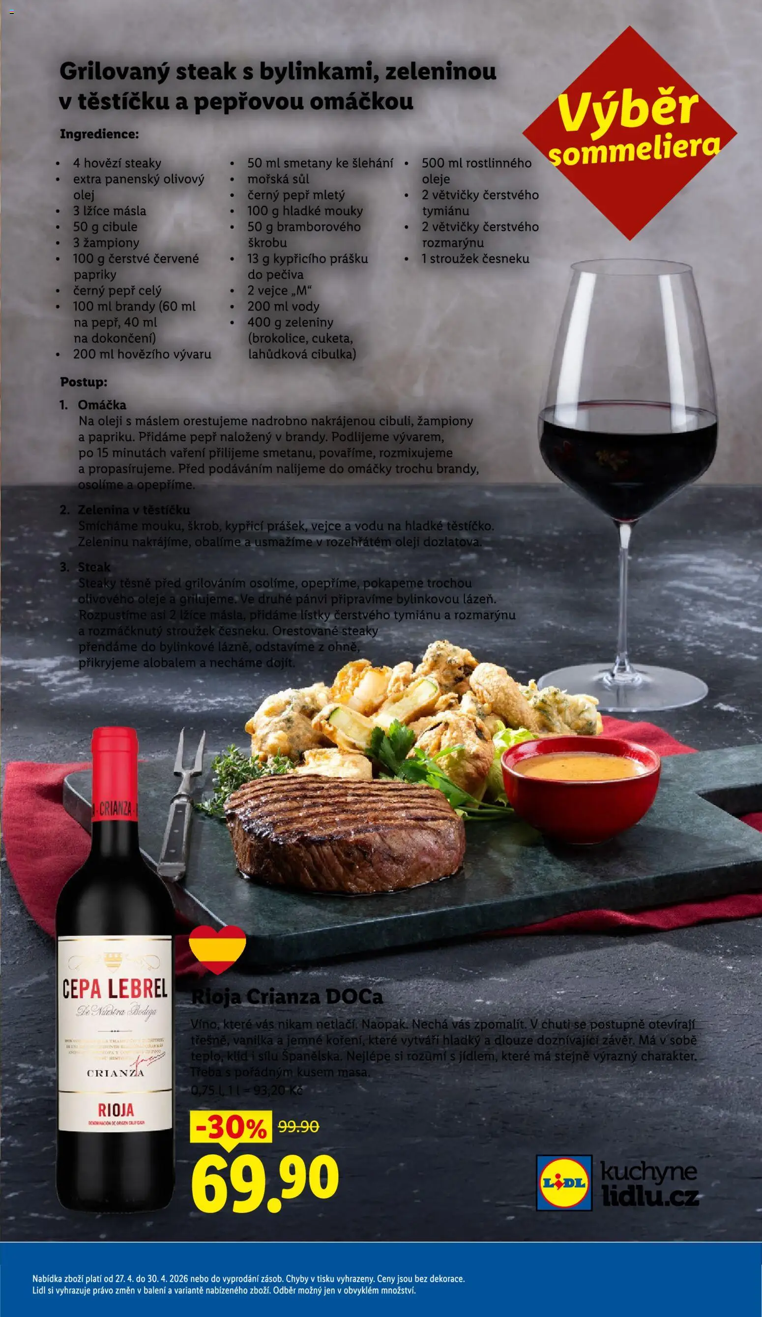 Lidl leták od 27.04.2026 | Strana: 21 | Produkty: Žampiony, Vejce, Brandy, Zelenina