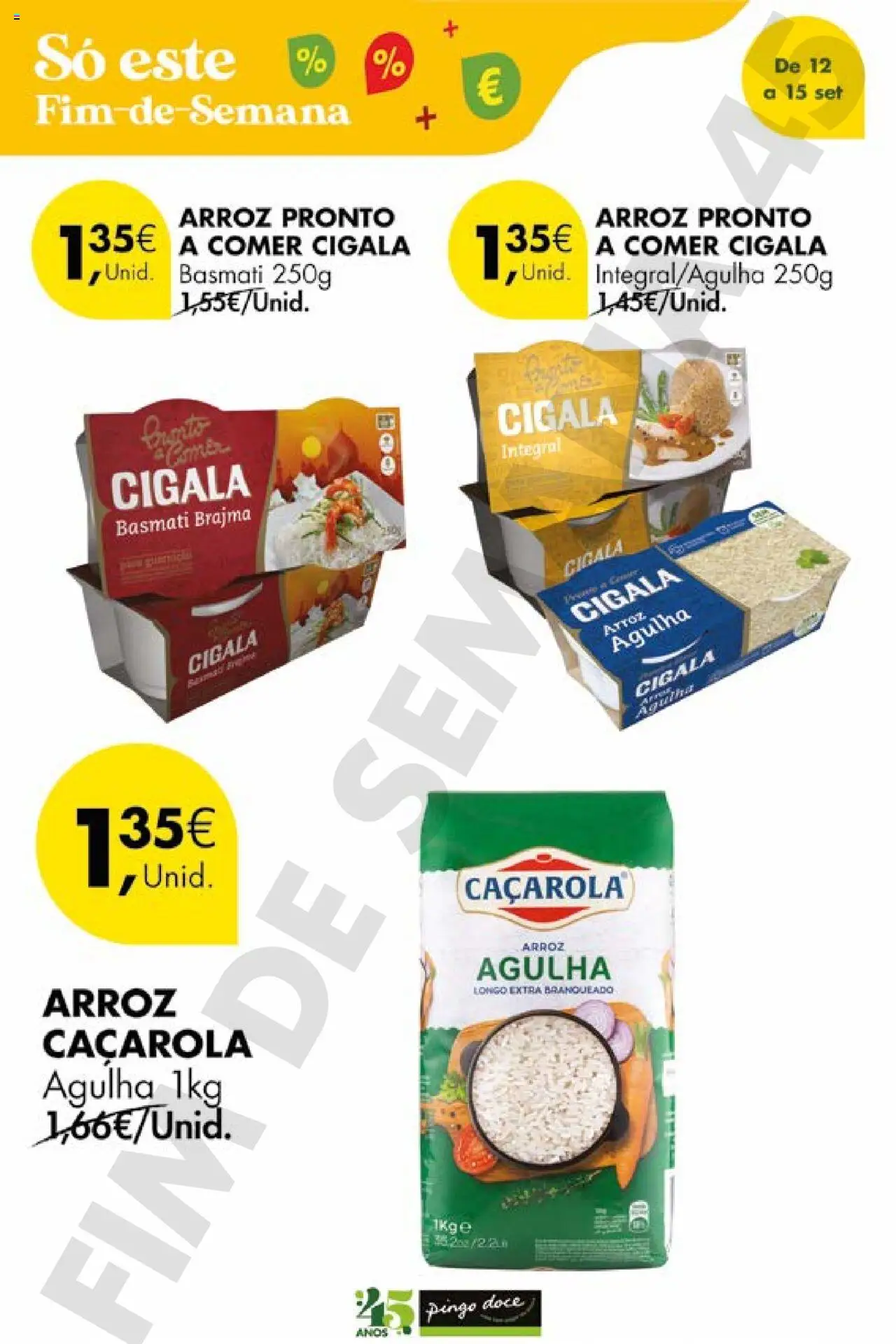 Pingo Doce Poupe este Fim de Semana │ válido de 12.09.2025 | Página: 12 | Produtos: Arroz