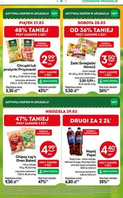Pogląd oferty "Żabka gazetka" - ważna od 25.03.2026 | Strona: 3 | Produkty: Chipsy, Chrupki, Pepsi, Żelki