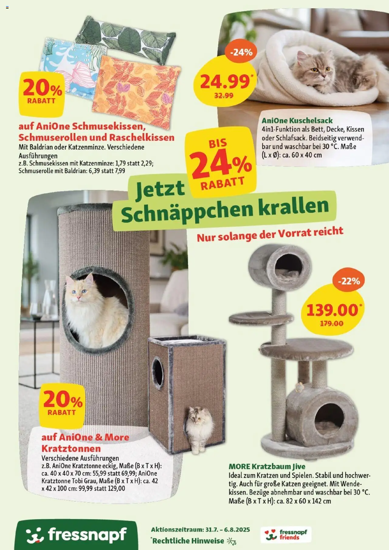 Fressnapf Prospekt - gültig ab dem 31.07.2025 | Seite: 7 | Produkte: Kissen