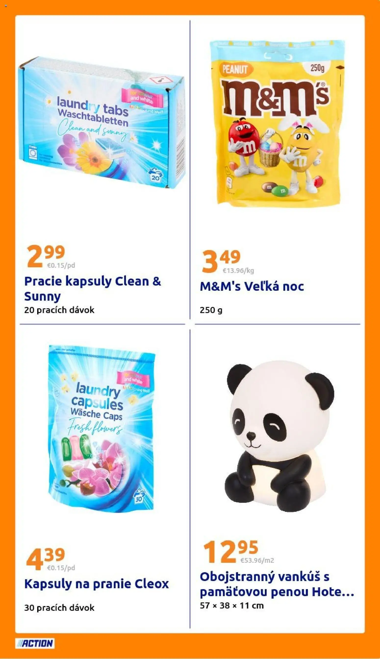 Nové Action akcie – leták je platný od 11.03.2026 | Strana: 29 | Produkty: Vankúš