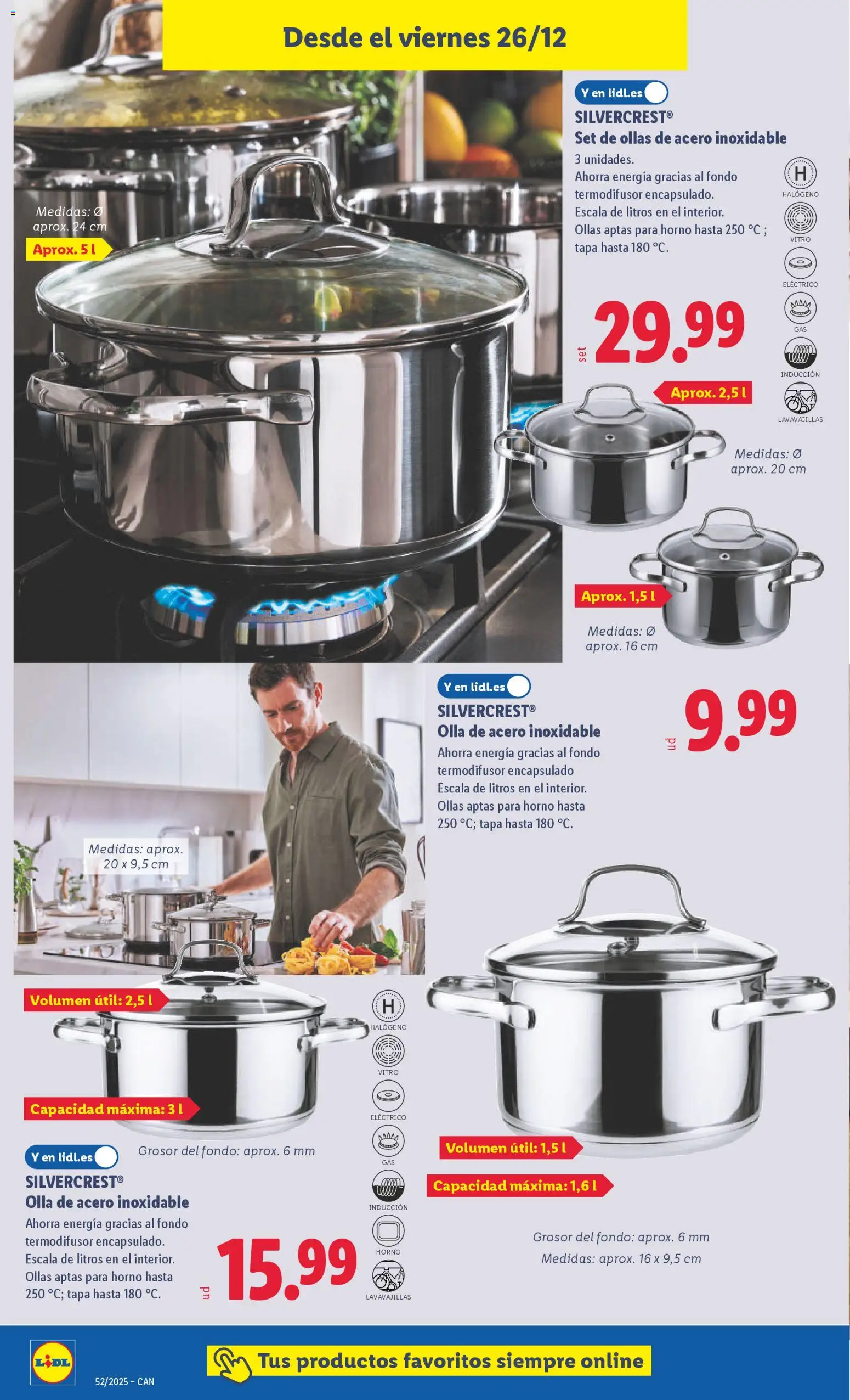 Lidl - Canarias  │ válido desde el 22.12.2025 | Página: 26 | Productos: Horno, Lavavajillas