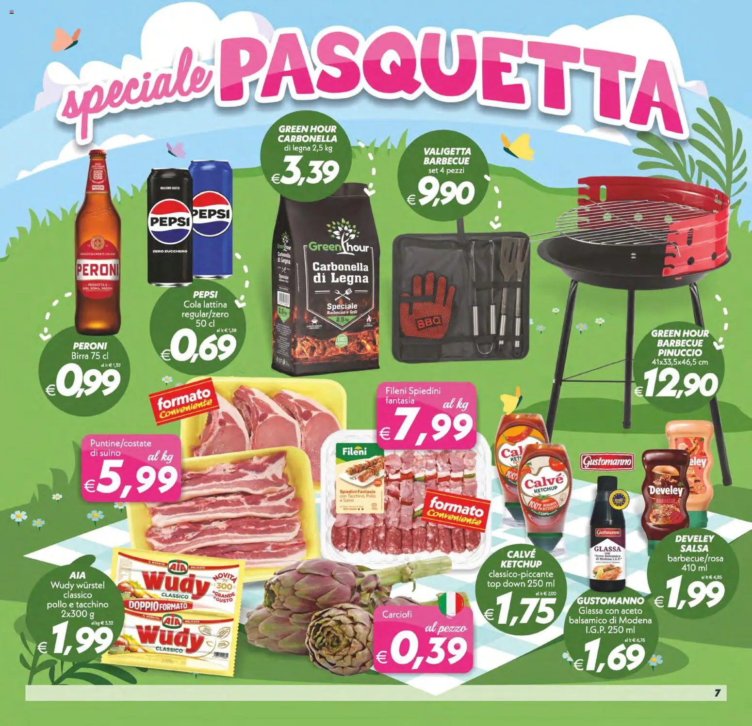 Volantino SuperConveniente del 27.03.2026 | Pagina: 7 | Prodotti: Top, Aceto, Valigetta, Spiedini
