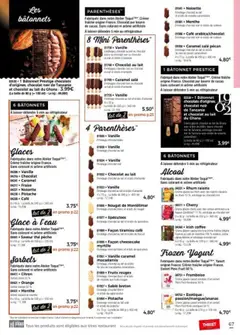  | Page: 67 | Produits: Glaces, Chocolat, Thé, Crème fraiche