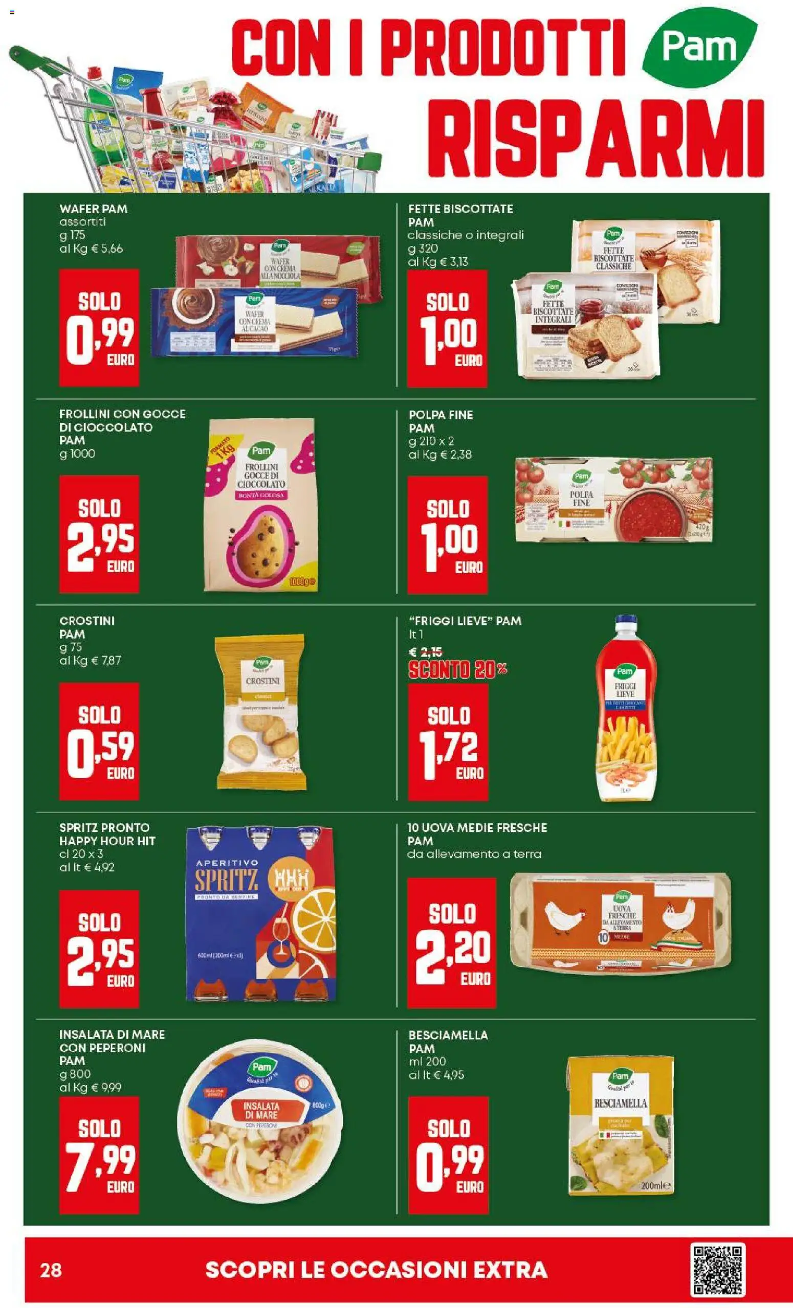 Volantino Panorama del 18.12.2025 | Pagina: 28 | Prodotti: Crema, Uova, Peperoni, Insalata