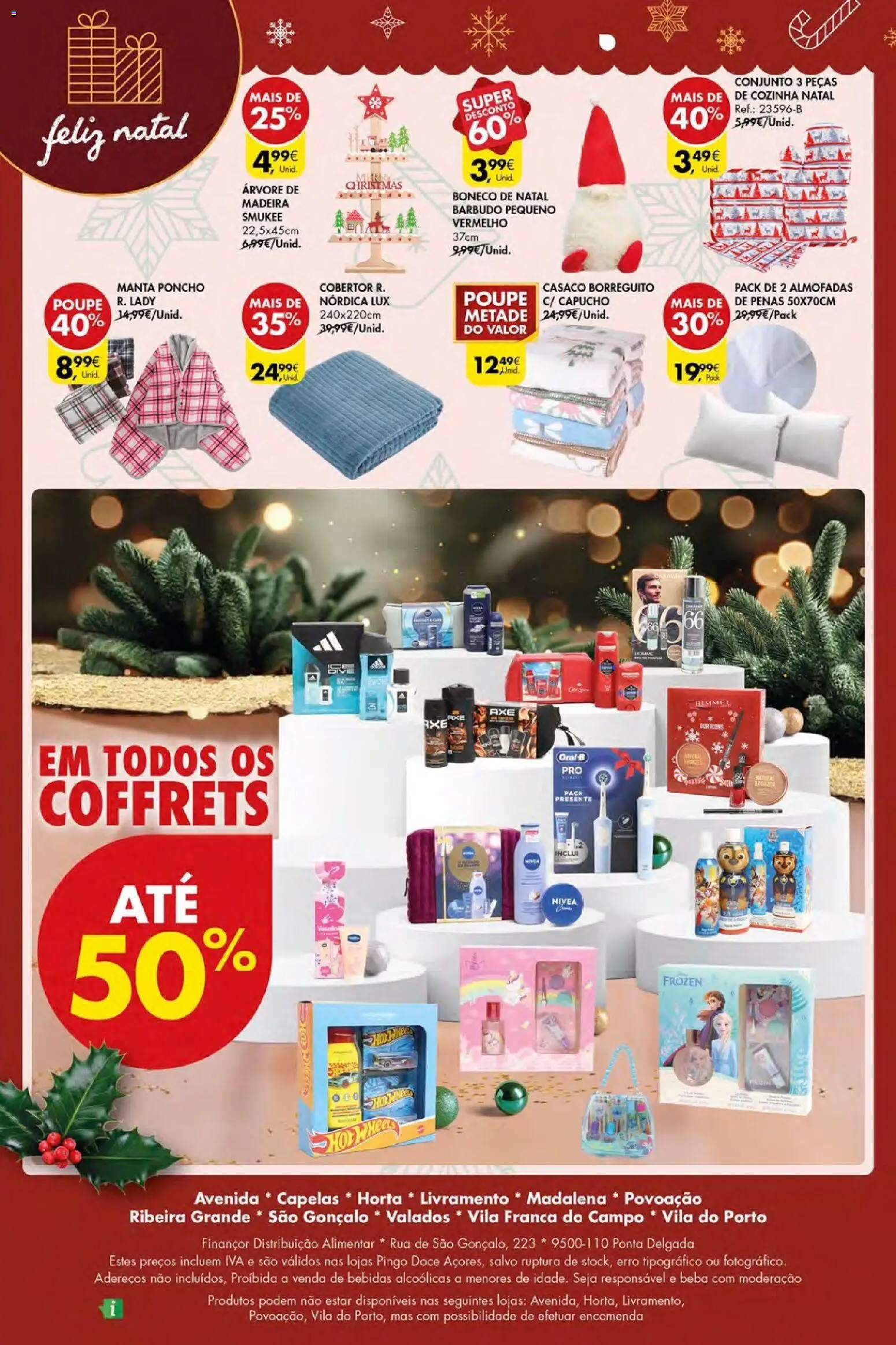 Pingo Doce Poupe Esta Semana Açores │ válido de 20.11.2025 | Página: 32 | Produtos: Casaco, Cobertor