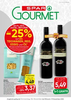 SPAR Gourmet Flugblatt ab 06.11.2025 gültig