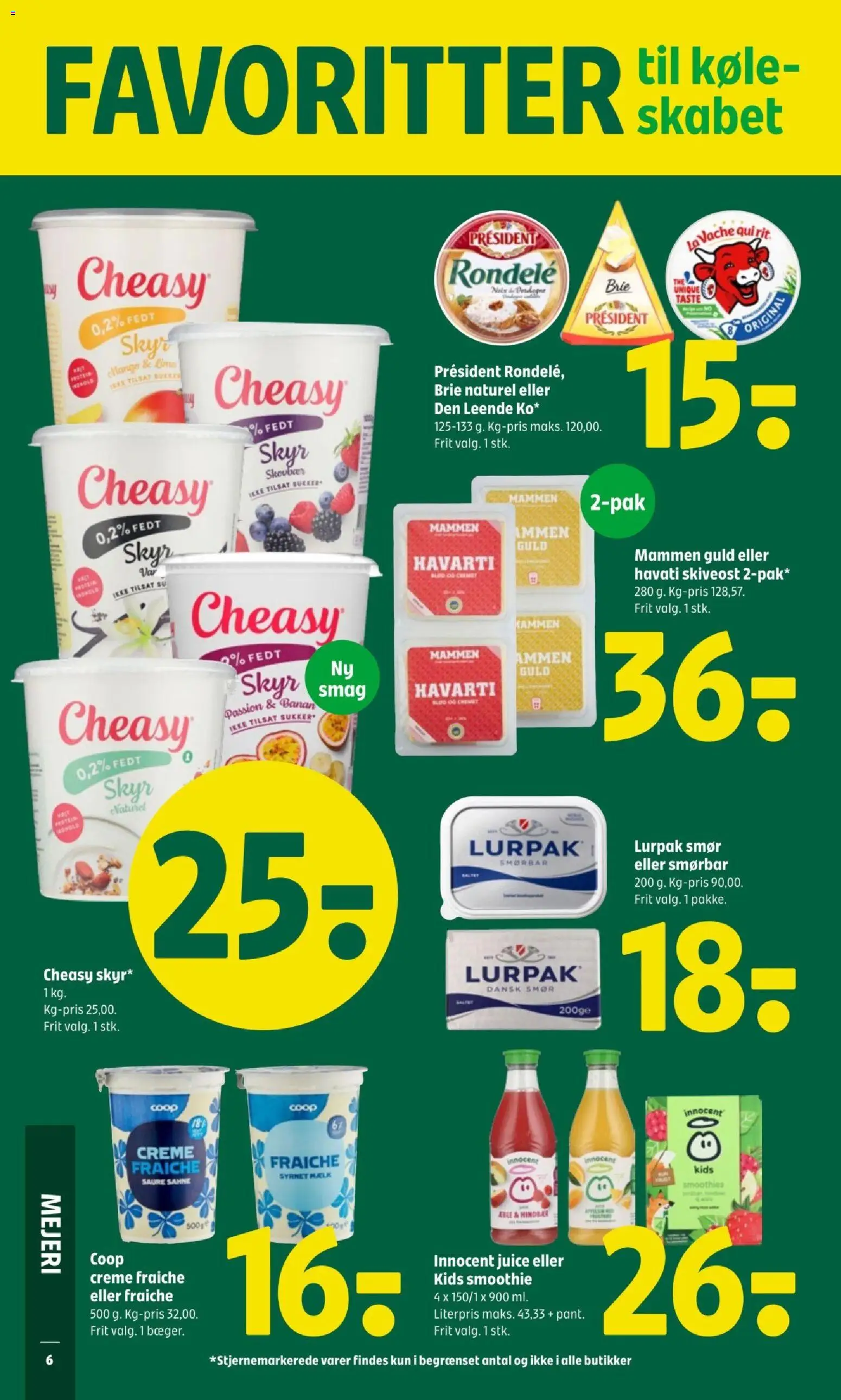 Coop 365 tilbudsavis – gyldig fra 29.01.2026 | Side: 8 | Produkter: Smør, Skyr, Creme fraiche, Sukker