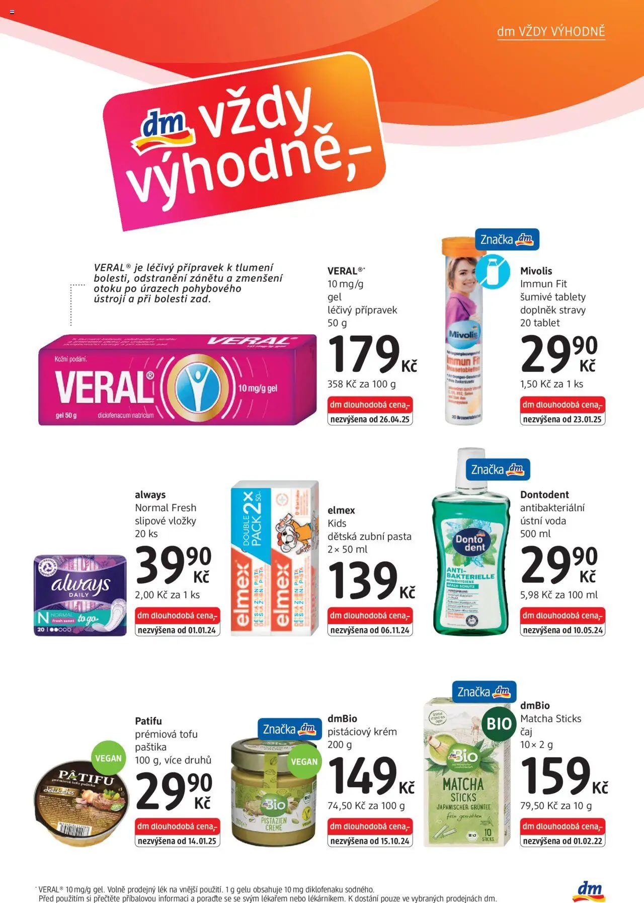 dm drogerie leták od 09.10.2025 | Strana: 7 | Produkty: Voda, Tablet, Pistáciový krém, Paštika