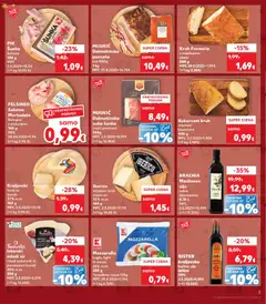 Kruh Focaccia, s maslinovim uljem 500 g - Pregled kataloga iz trgovine Kaufland, vrijedi od 17.12.2025 | Stranica: 3 | Proizvodi: Ulje, Maslinovo ulje, Mortadela, Tvrdi sir