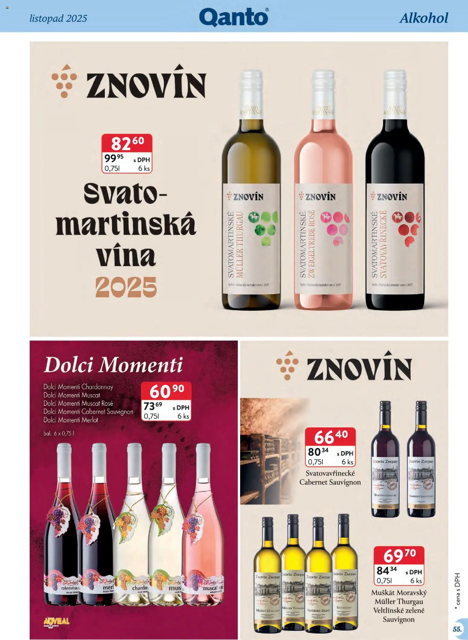 Astur & Qanto - Leták - Velkoobchod 11/2025 od 01.11.2025 | Strana: 55 | Produkty: Víno, Cabernet Sauvignon