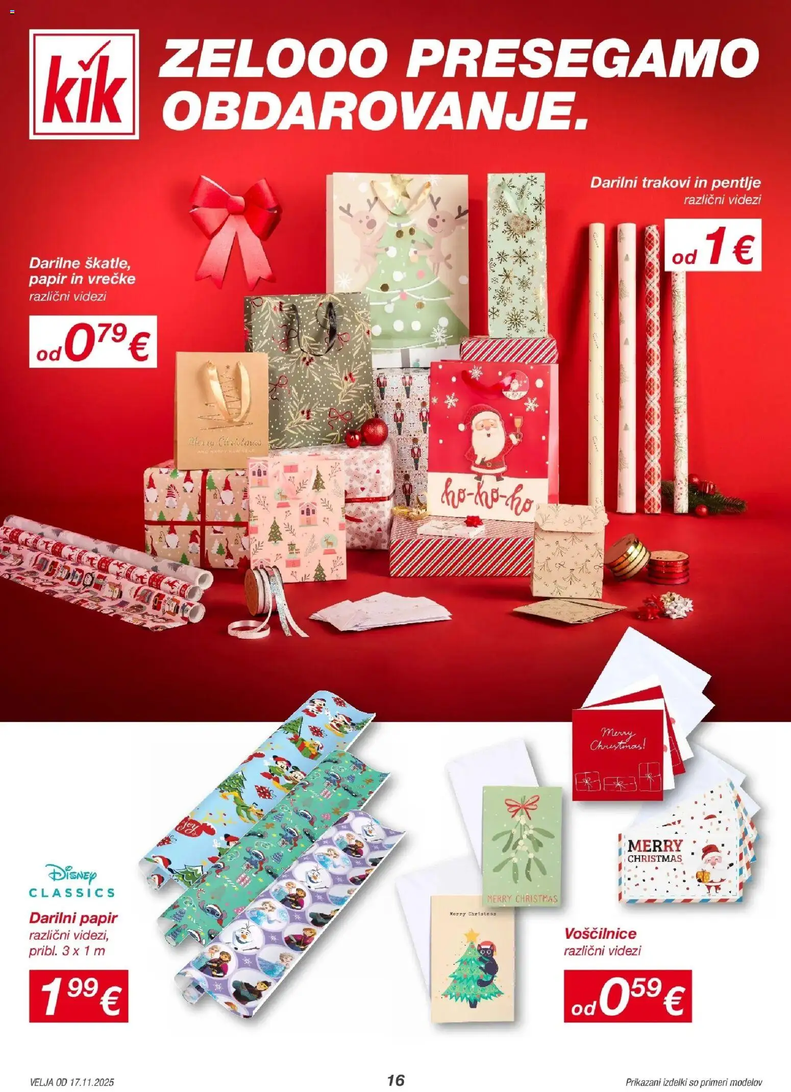 Novi Kik katalog ponudbe – veljaven od 16.11.2025 | Stran: 16