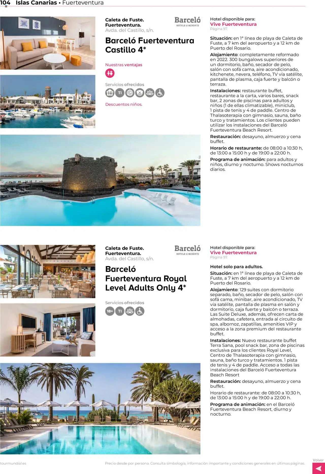 Viajes El Corte Inglés - Costas e islas │ válido desde el 26.03.2025 | Página: 104 | Productos: Sofá, Caja, Baño