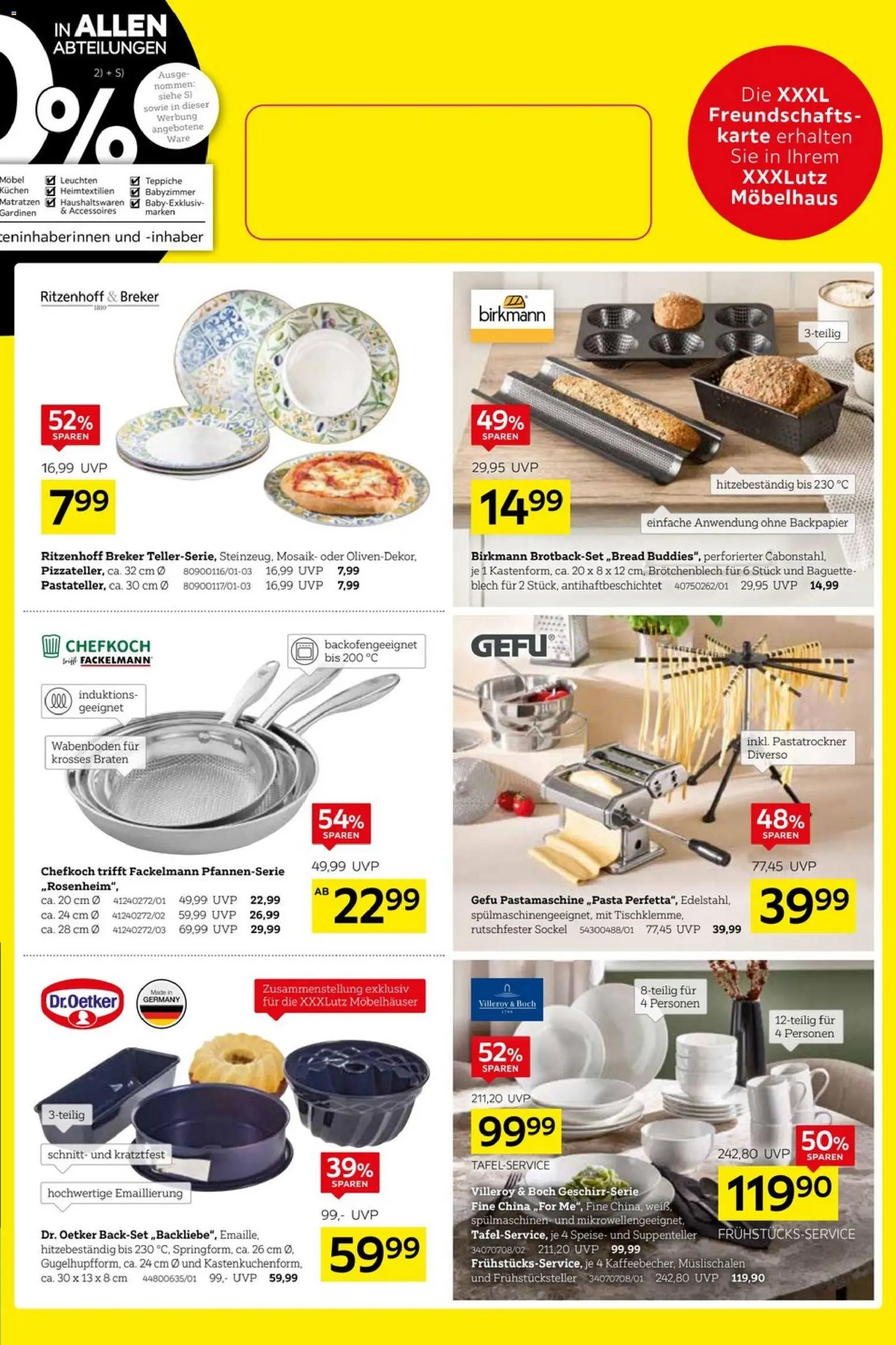 XXXL Lutz - Deutschlands größter WSV – gültig ab 27.12.2025 | Seite: 3 | Produkte: Baguette, Kuchen