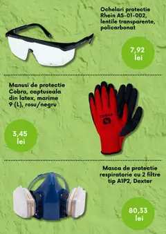 Noul catalog Leroy Merlin – valabil de la 22.08.2025 | Pagină: 7 | Produse: Mănuși, Ochelari