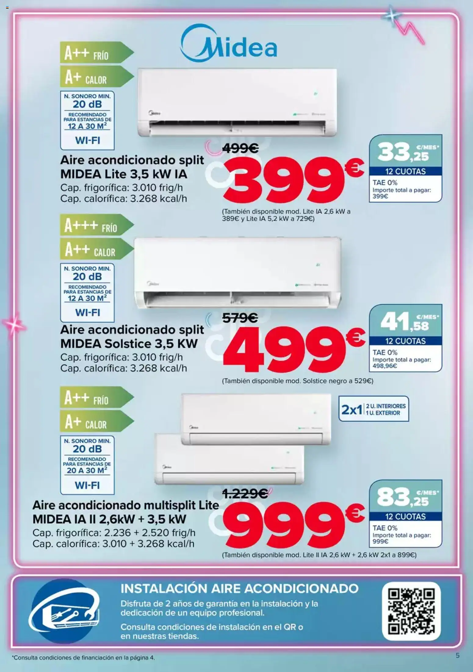 Carrefour Aire Acondicionado │ válido desde el 28.04.2026 | Página: 5 | Productos: Aire acondicionado