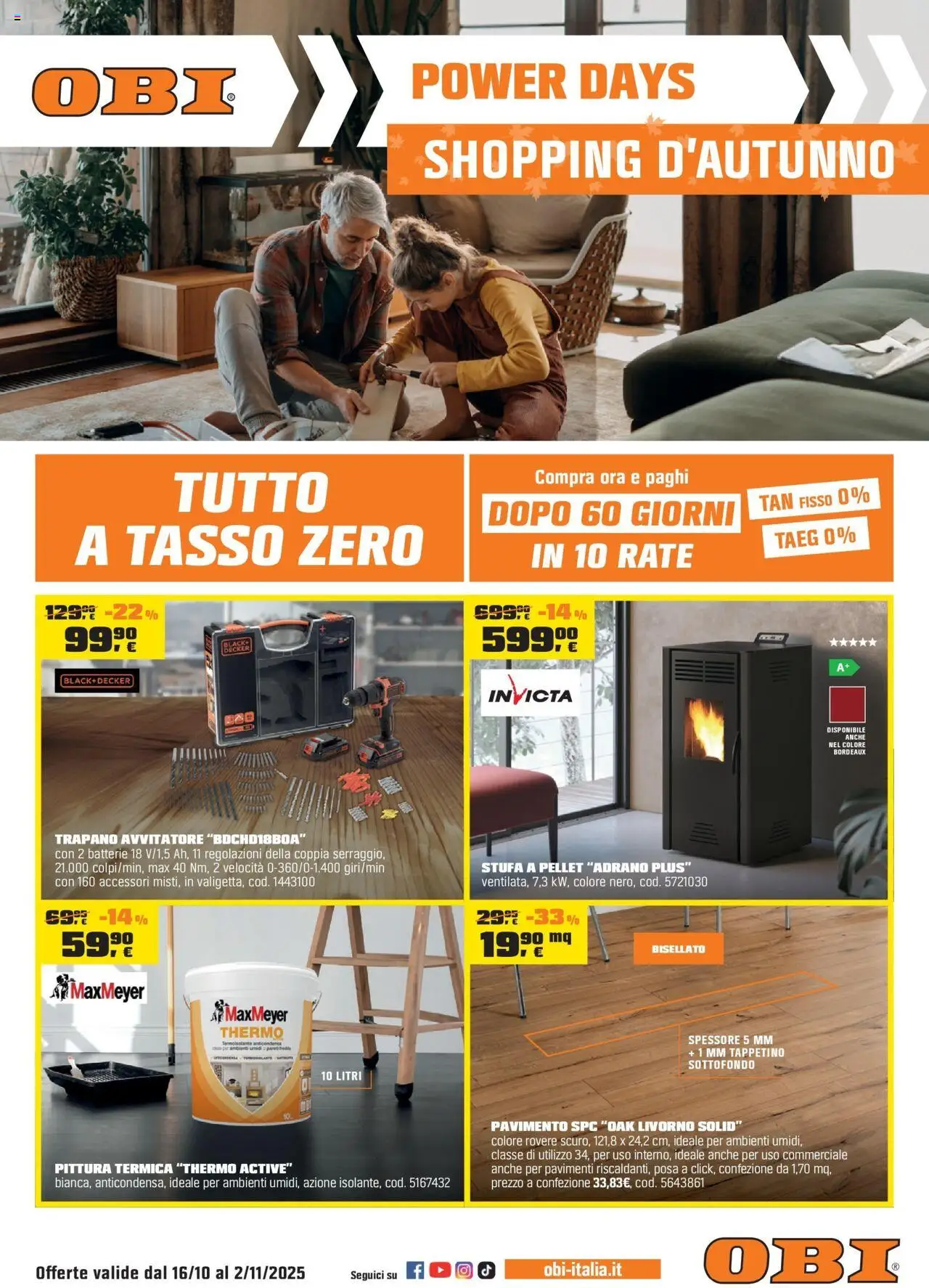 Volantino OBI del 15.10.2025 | Pagina: 1