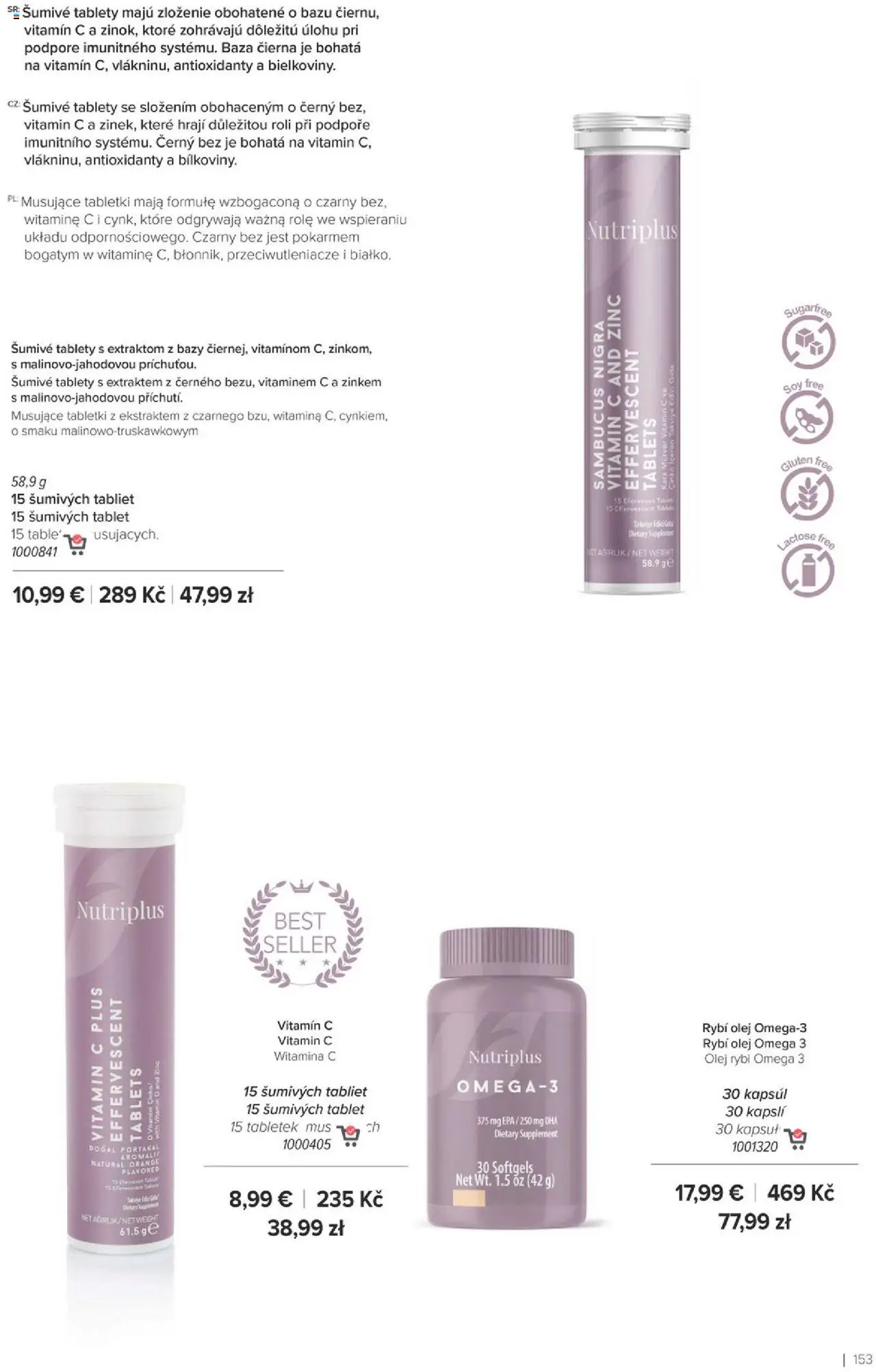 Nové Farmasi akcie – leták je platný od 24.09.2025 | Strana: 153 | Produkty: Tablet, Olej