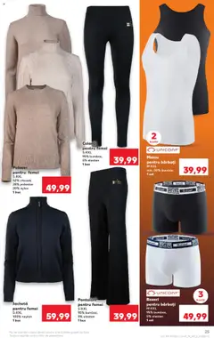 Ofertele Kaufland valabile de la 15.10.2025 | Pagină: 25 | Produse: Jachetă, Pulover, Pantaloni, Boxeri