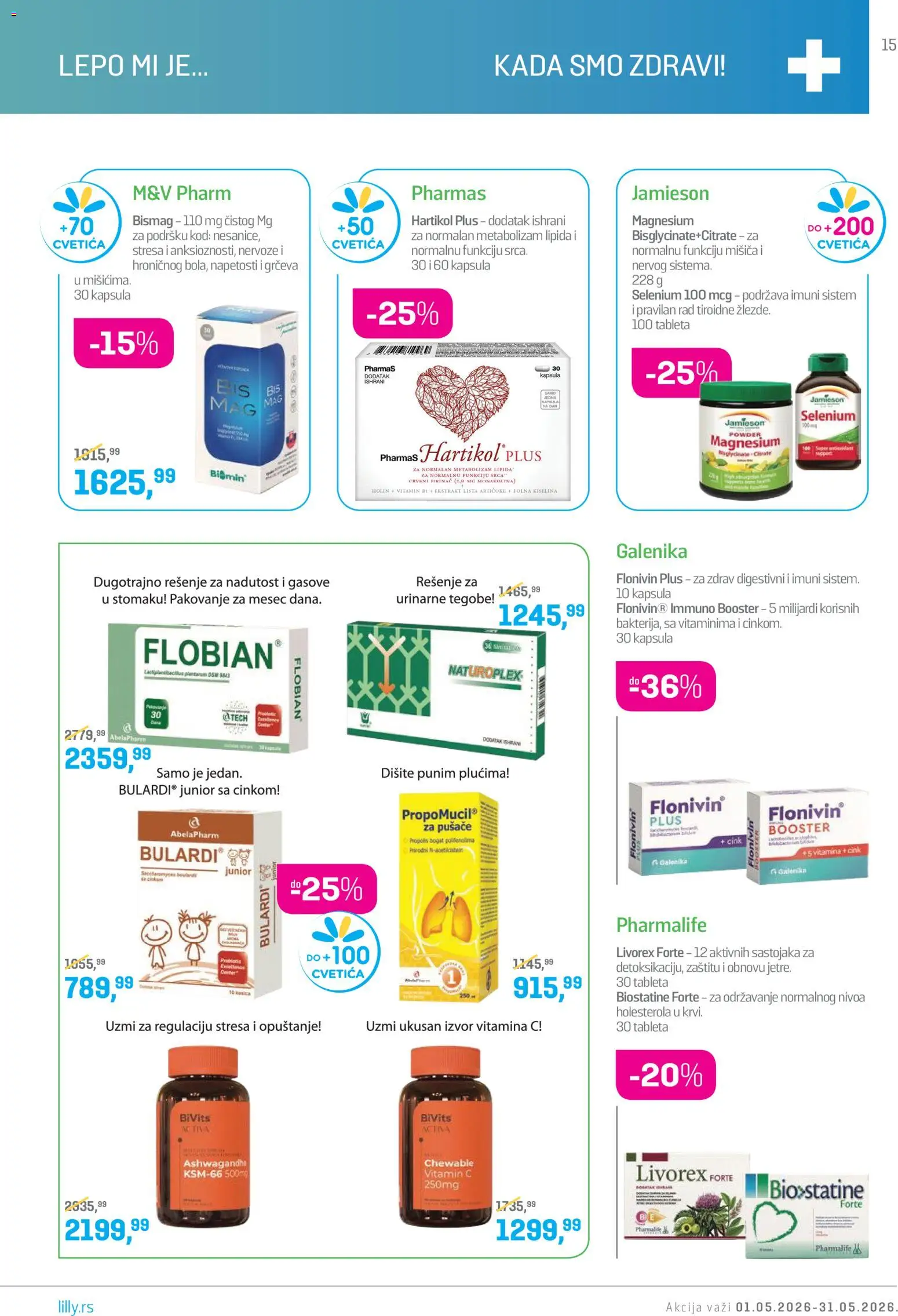 Lilly drogerie katalog - važi od 01.05.2026 | Strana: 15 | Proizvode: Pakovanje, Pirinač