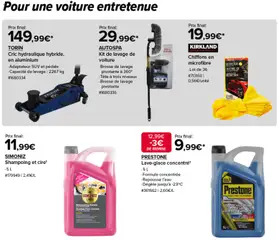 Costco - Prévisualisation de Costco Selection automovile 2026 valide à partir de 09.02.2026 | Page: 3 | Produits: Adaptateur, Shampooing, Shampoing, Brosse