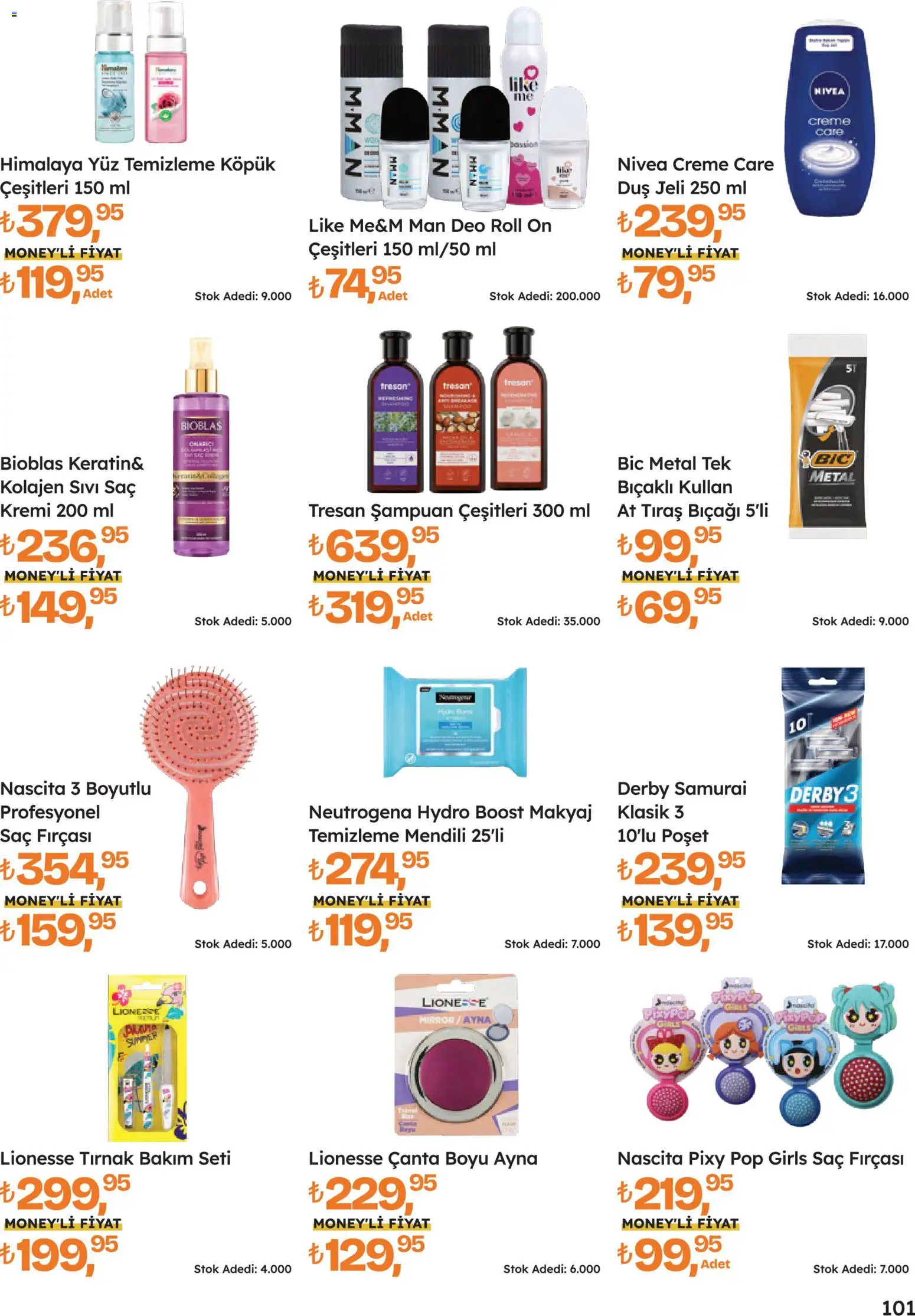 Migros Katalog - 5M Migroskop Dijital - 16.04.2026 tarihinden itibaren geçerlidir | Sayfa: 101 | Ürünler: Ayna, Şampuan, Duş jeli, Çanta