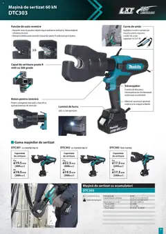 Noul catalog Makita – valabil de la 01.07.2025 | Pagină: 7 | Produse: Valiză, Tavuk suyu, Curea, Matriță