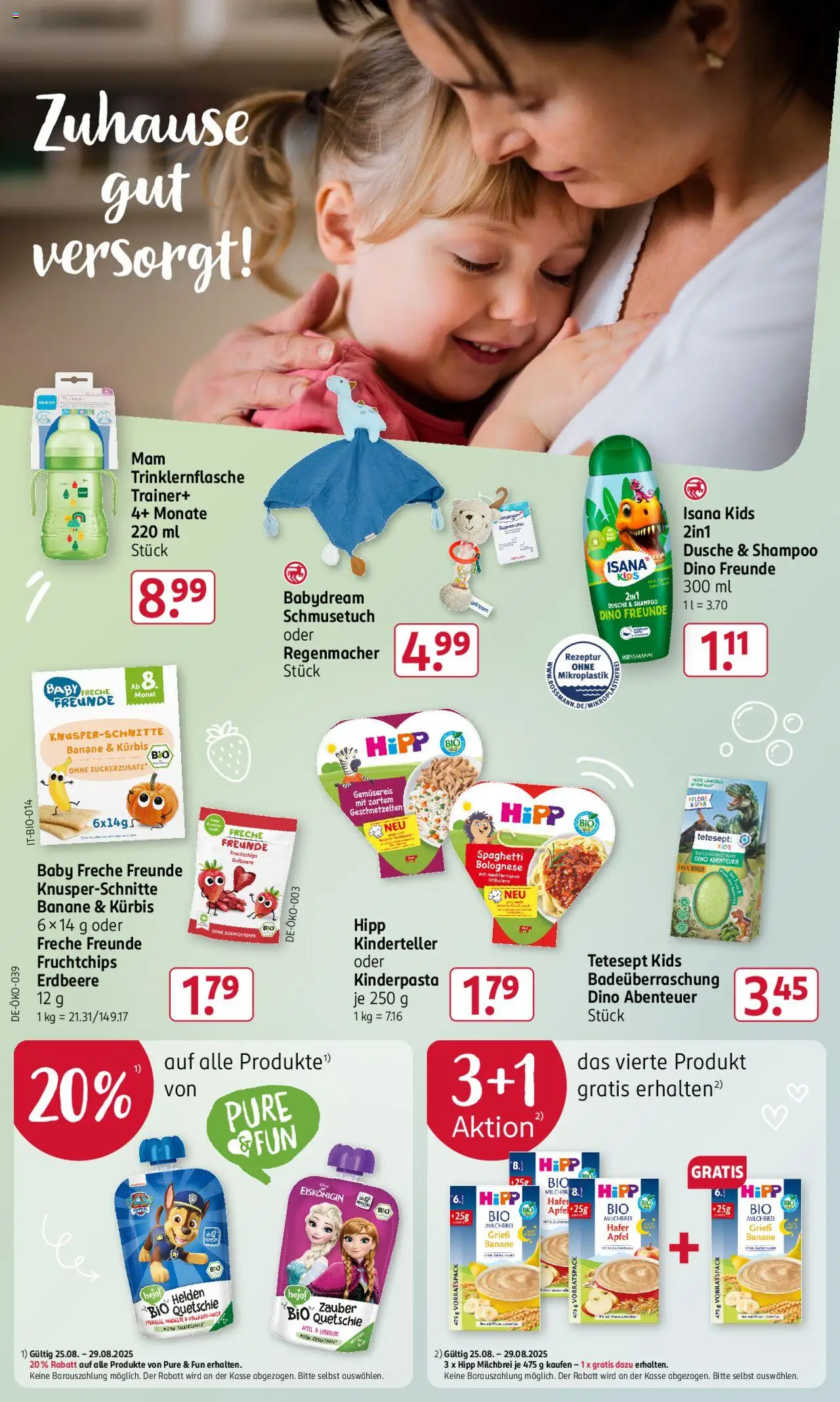 Rossmann Prospekt 	 - gültig ab dem 25.08.2025 | Seite: 16 | Produkte: Dusche, Äpfel, Shampoo, Kürbis
