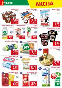 Jager katalog akcije – veljaven od 15.10.2025 | Stran: 5 | Izdelki: Edamec, Gauda, Namaz, Jogurt