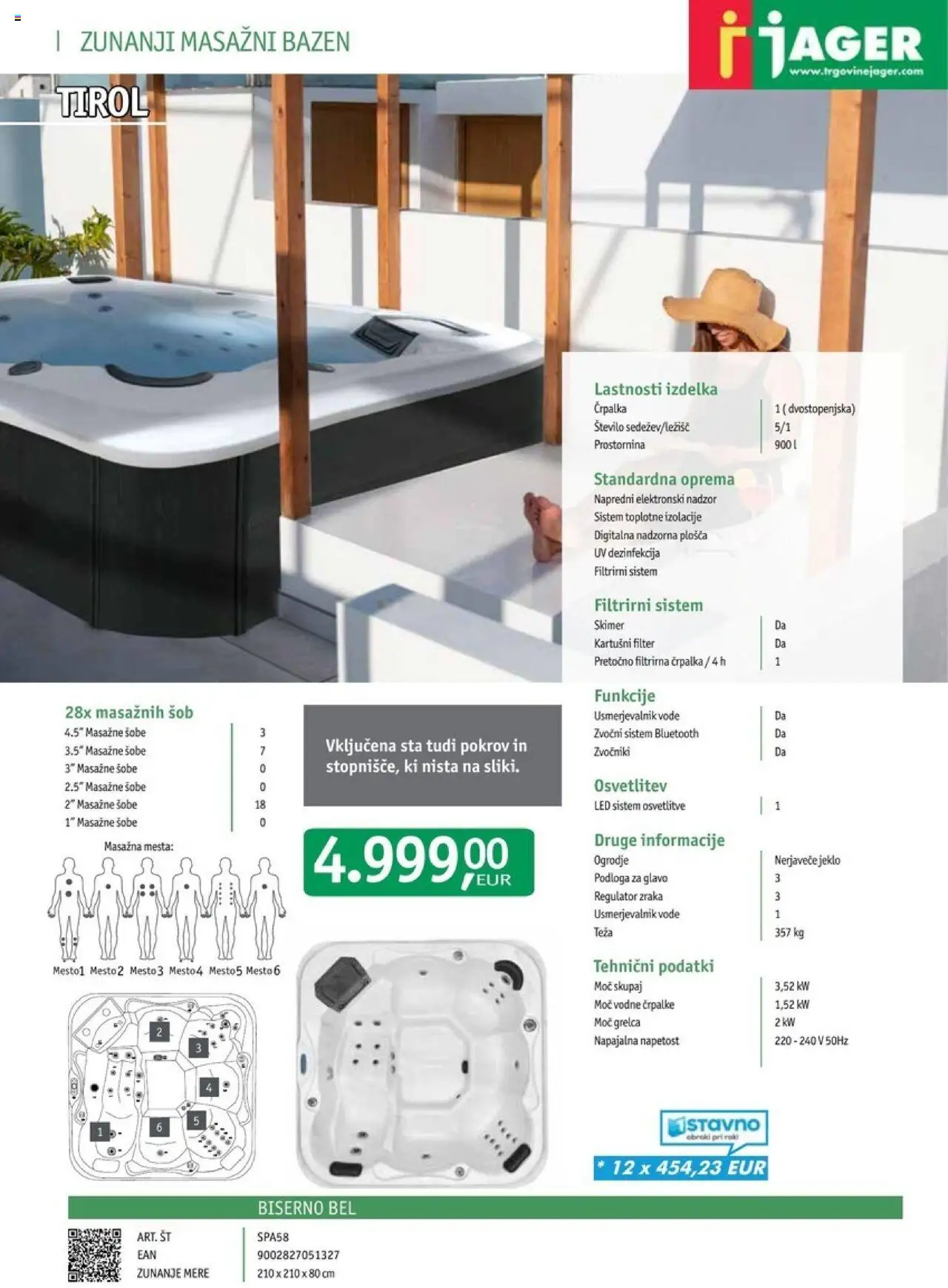 Novi Jager katalog ponudbe – veljaven od 18.11.2024 | Stran: 38 | Izdelki: Črpalka, Teza, Masažni bazen, Podloga